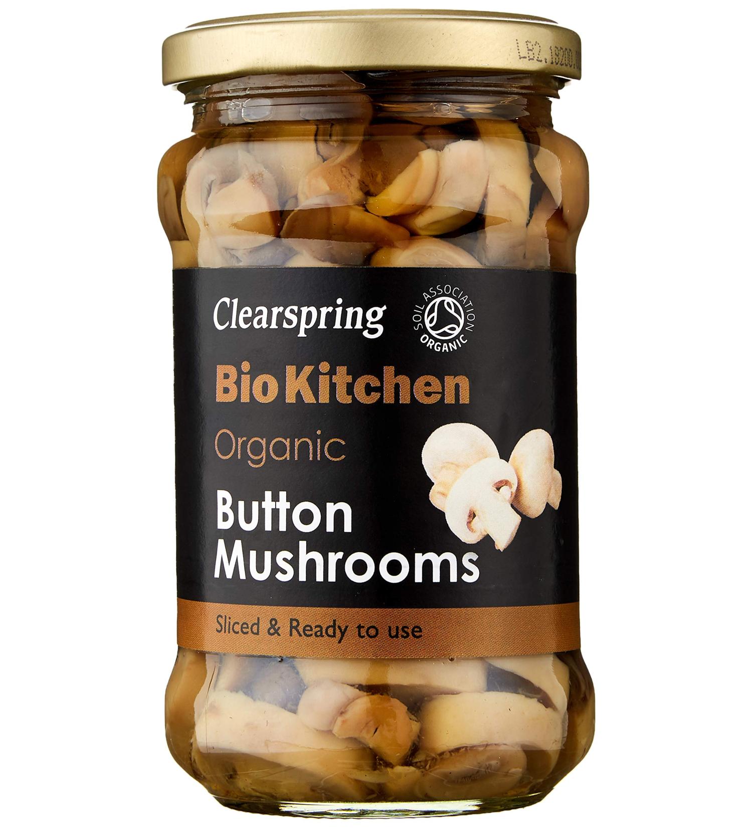 Clearspring Bio Kitchen Organic Button Mushrooms - Buy Online on GoSupps.com
