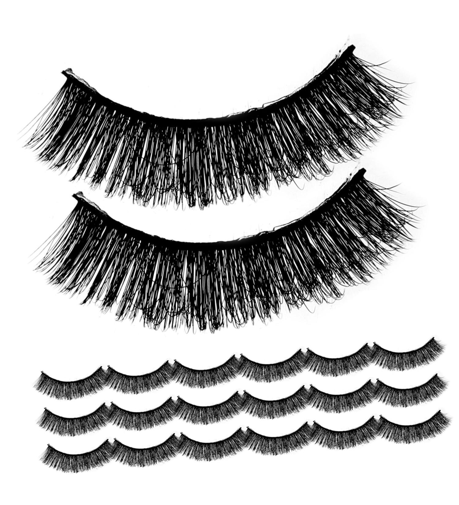 minkissy 10 Pairs Fake Eyelashes Fake Lashes False Eyelashes Aquarium Decorations Shower Glass Door Stoppers Girls Lash Extensions Girls Lashes Natural Eyelashes Lashes for Women Fiber Slim - Buy Online on GoSupps.com