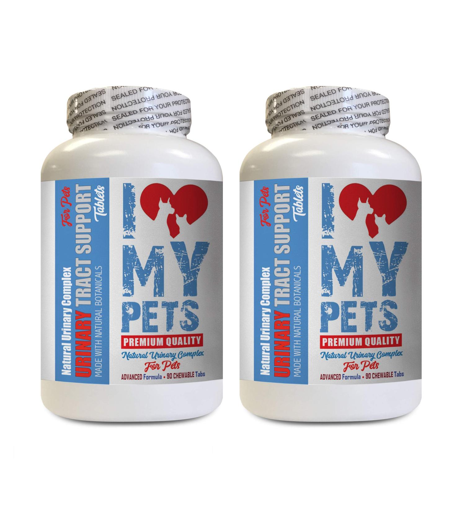 I LOVE MY PETS LLC cat Urinary Tract Supplement - PET Urinary Tract Support - Dogs and Cats - UTI Relief Complex - Cranberry Chews for Cats - 180 Treats (2 Bottles) - Buy Online on GoSupps.com