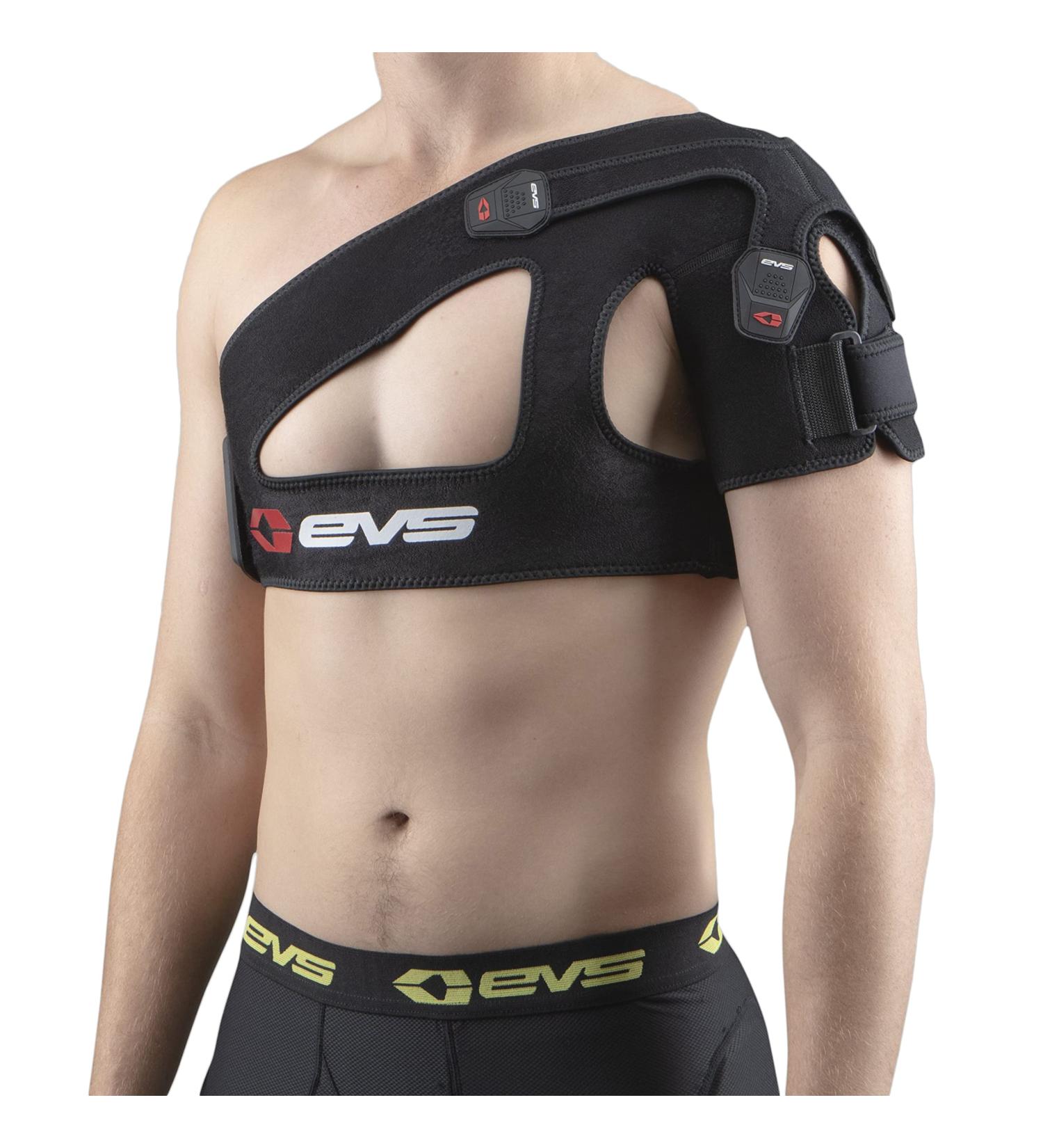 Buy EVS Sports SB03 Black Shoulder Strap - Premium Comfort & Durability for All Athletes | International Shipping Available - Buy Online on GoSupps.com