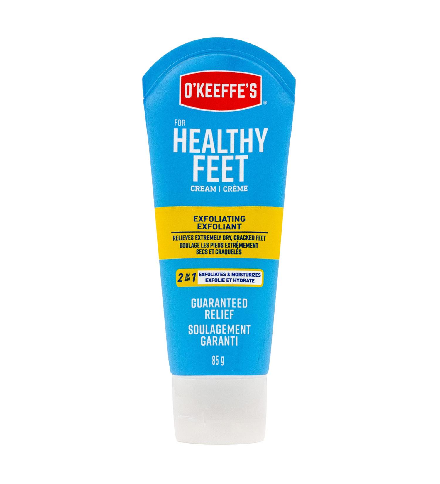 O'Keeffe's Healthy Feet Exfoliating Moisturizing Foot Cream Softens and Repairs Dry Cracked Feet 48 Hours of Hydration 3oz/85g Tube (Pack of 1) K0412502 - Buy Online on GoSupps.com