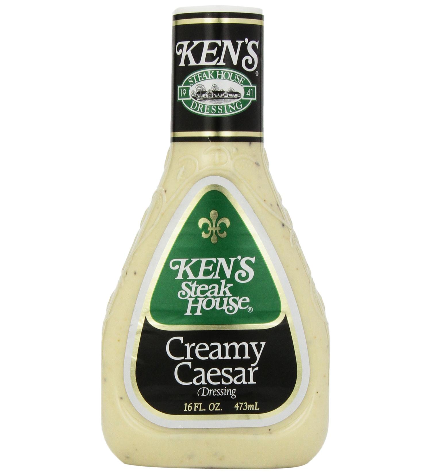 Ken's Foods Creamy Caesar Salad Dressing 16 Fl Oz - Pack of 1 - Buy Online on GoSupps.com