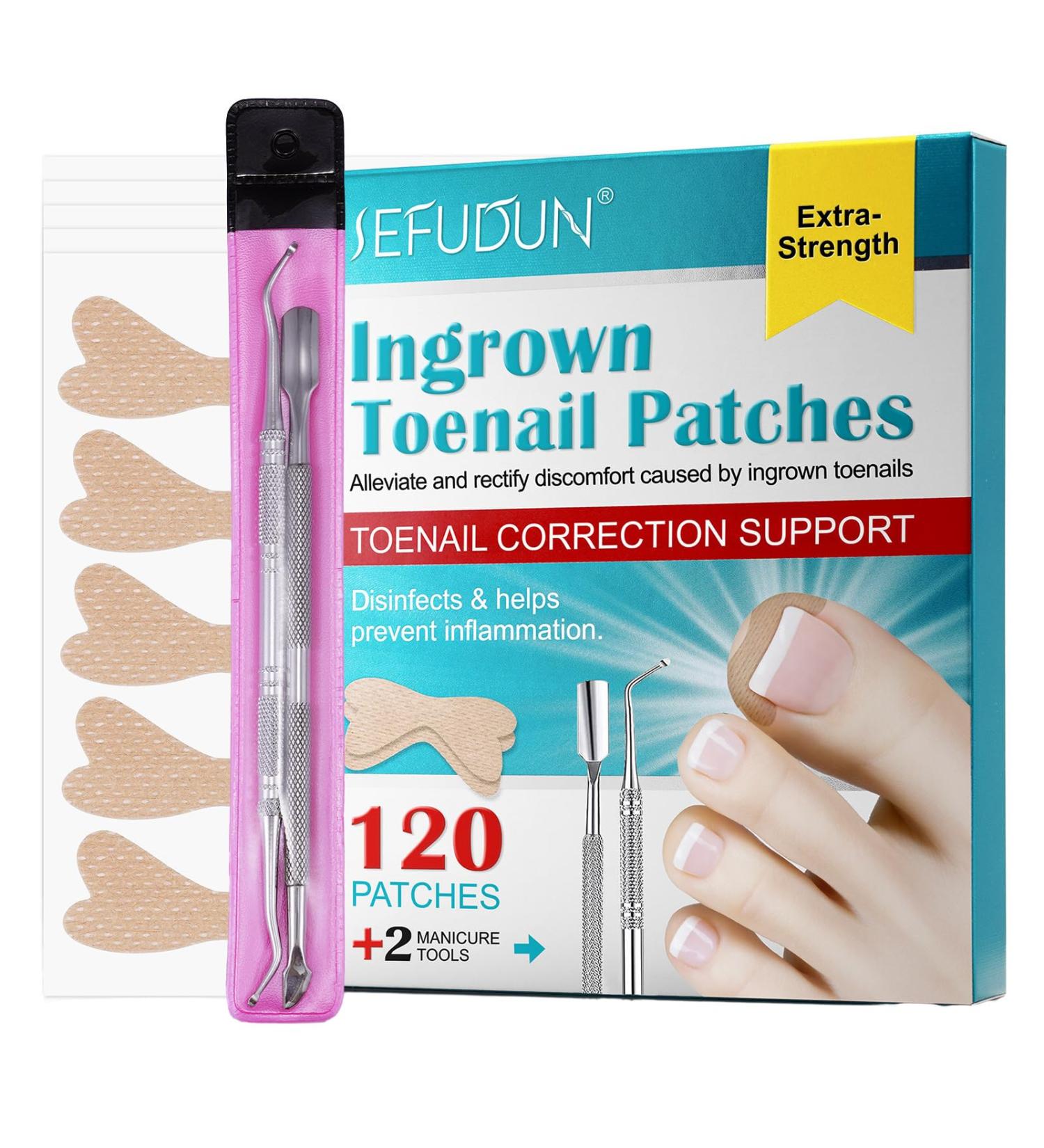 Ingrown Toenail Patch Ingrown Toenail Corrector | Toenail Repair to Relieve Nail Groove Nail Correction Patches Suitable for Men Women and Elderly Adern - Buy Online on GoSupps.com