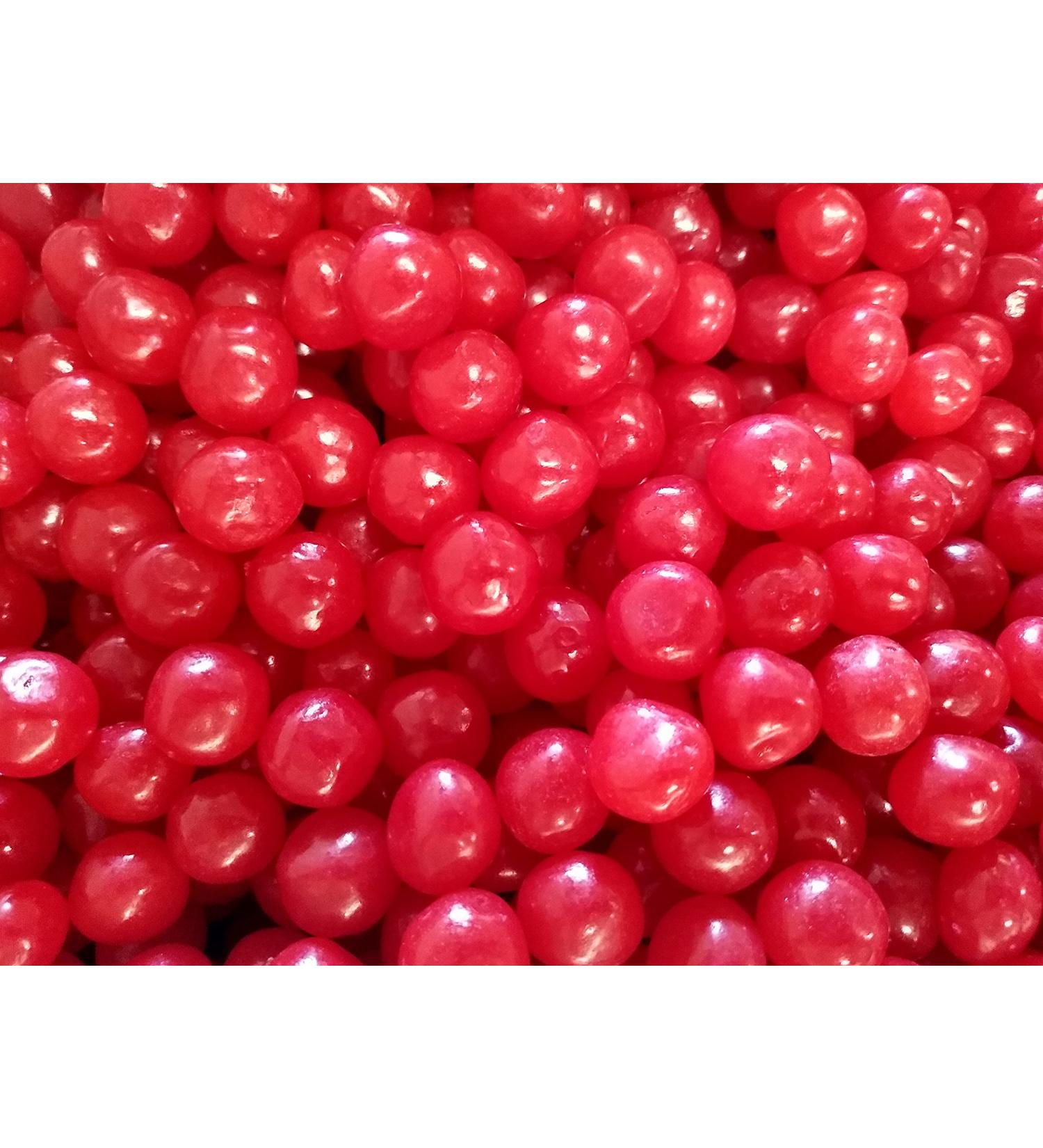 Emporium Candy Sour Cherry Chewy Candy Balls - 2 lbs | Tart Fresh Delicious Sour Cherry | Red | 2 Pound Pack - Buy Online on GoSupps.com