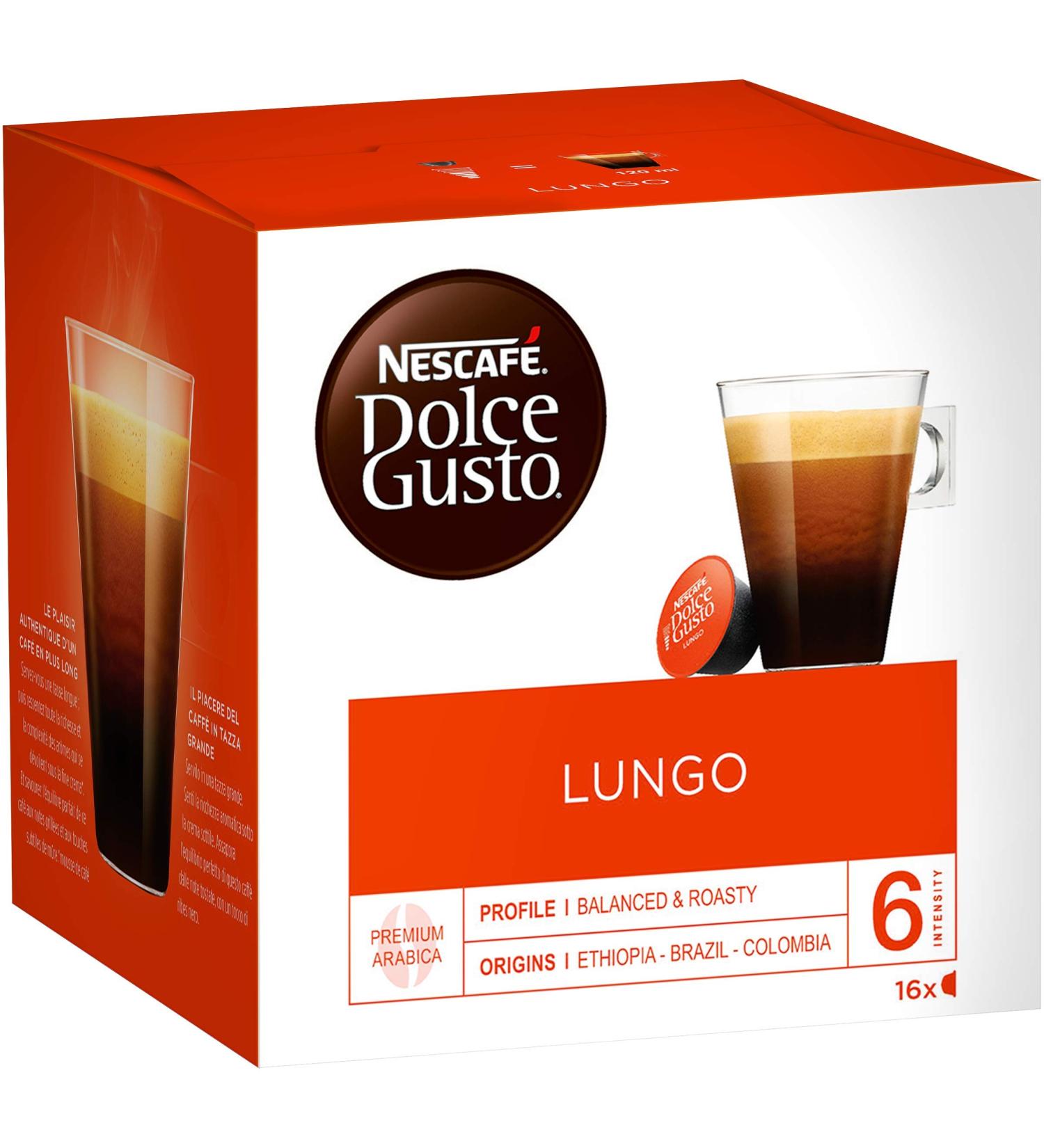 Nescafe 16 Lungo Dolce Gusto Pods - Buy Online on GoSupps.com