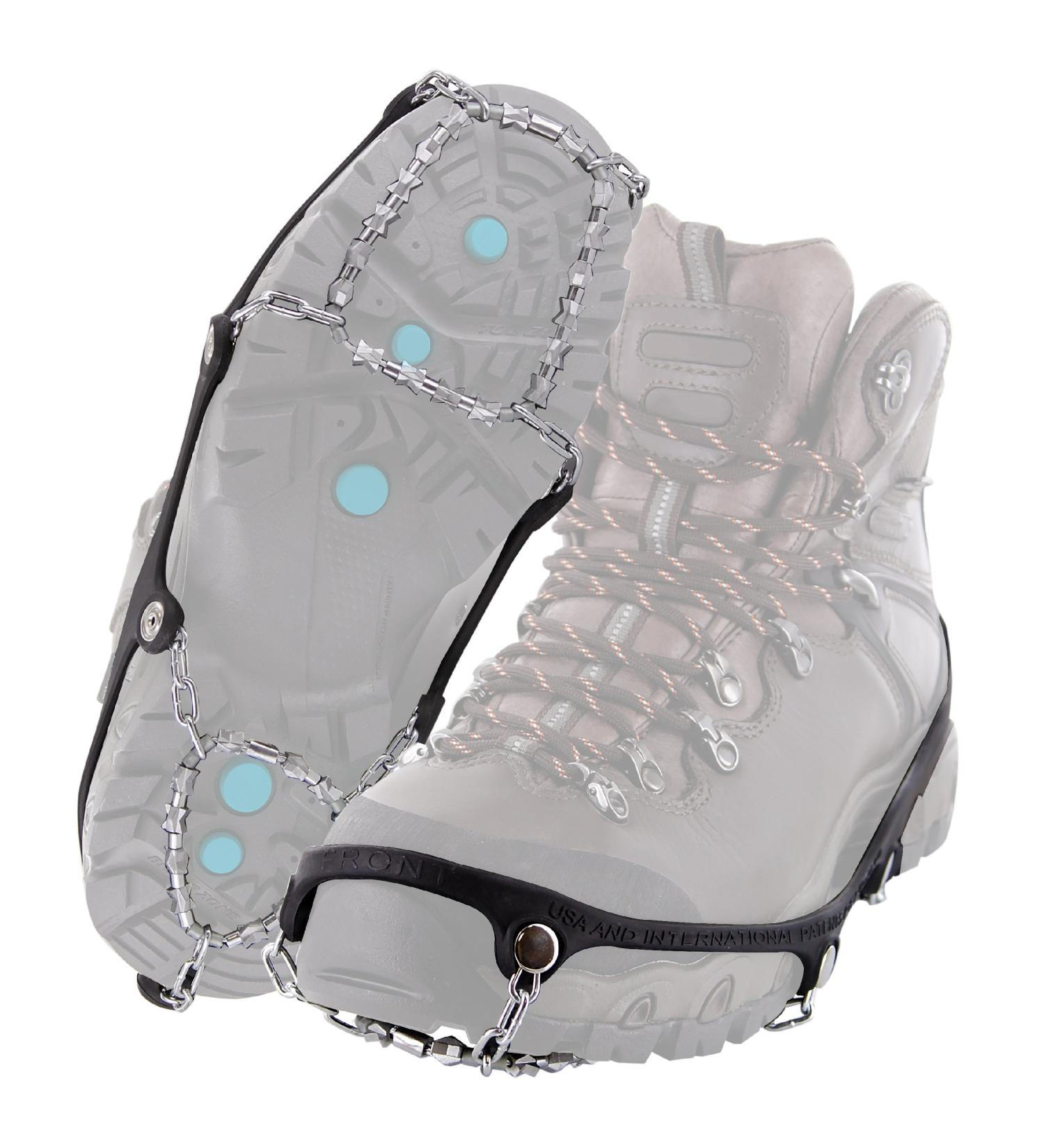 Diamond Grip Traction Cleats for Ice & Snow Walking - Large (Shoe Size W 10.5+/M 9.5-12.5) - Buy Online on GoSupps.com