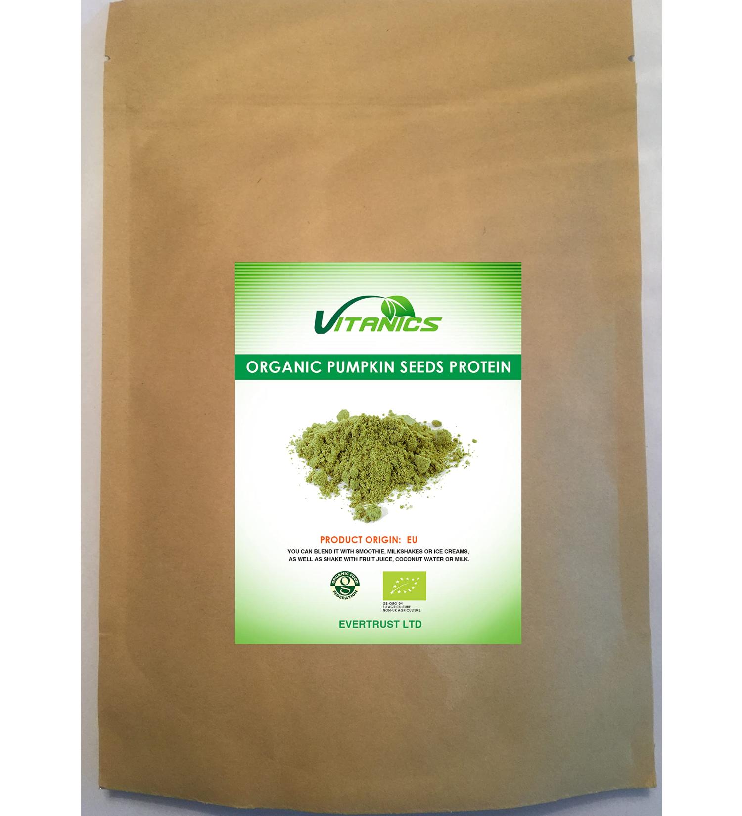 Vitanics Organic Pumpkin Seed Protein Powder (400g)