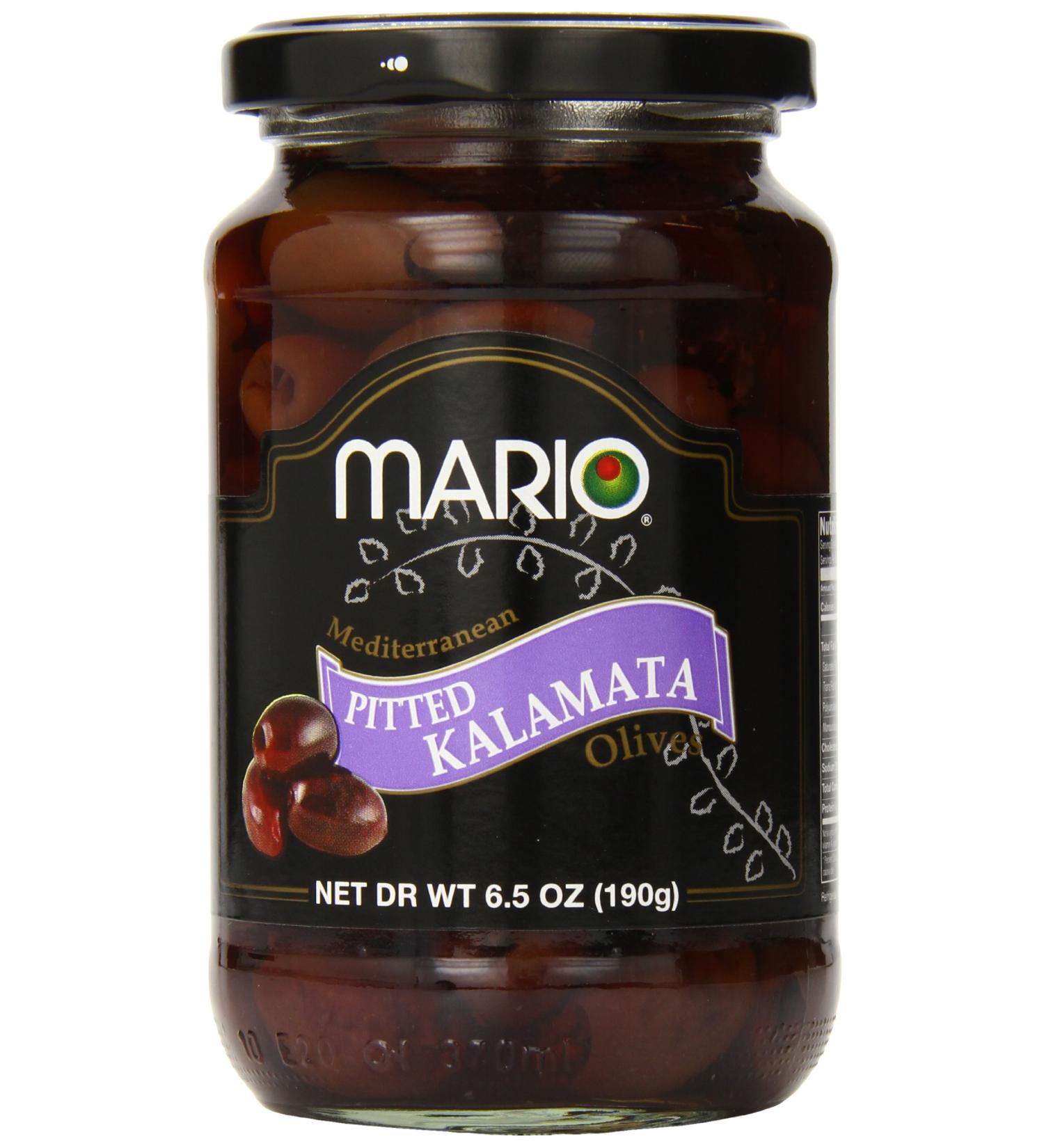 Mario Camacho Foods Pitted Kalamata Olives 6.50 oz - Mediterranean Style - Buy Online on GoSupps.com