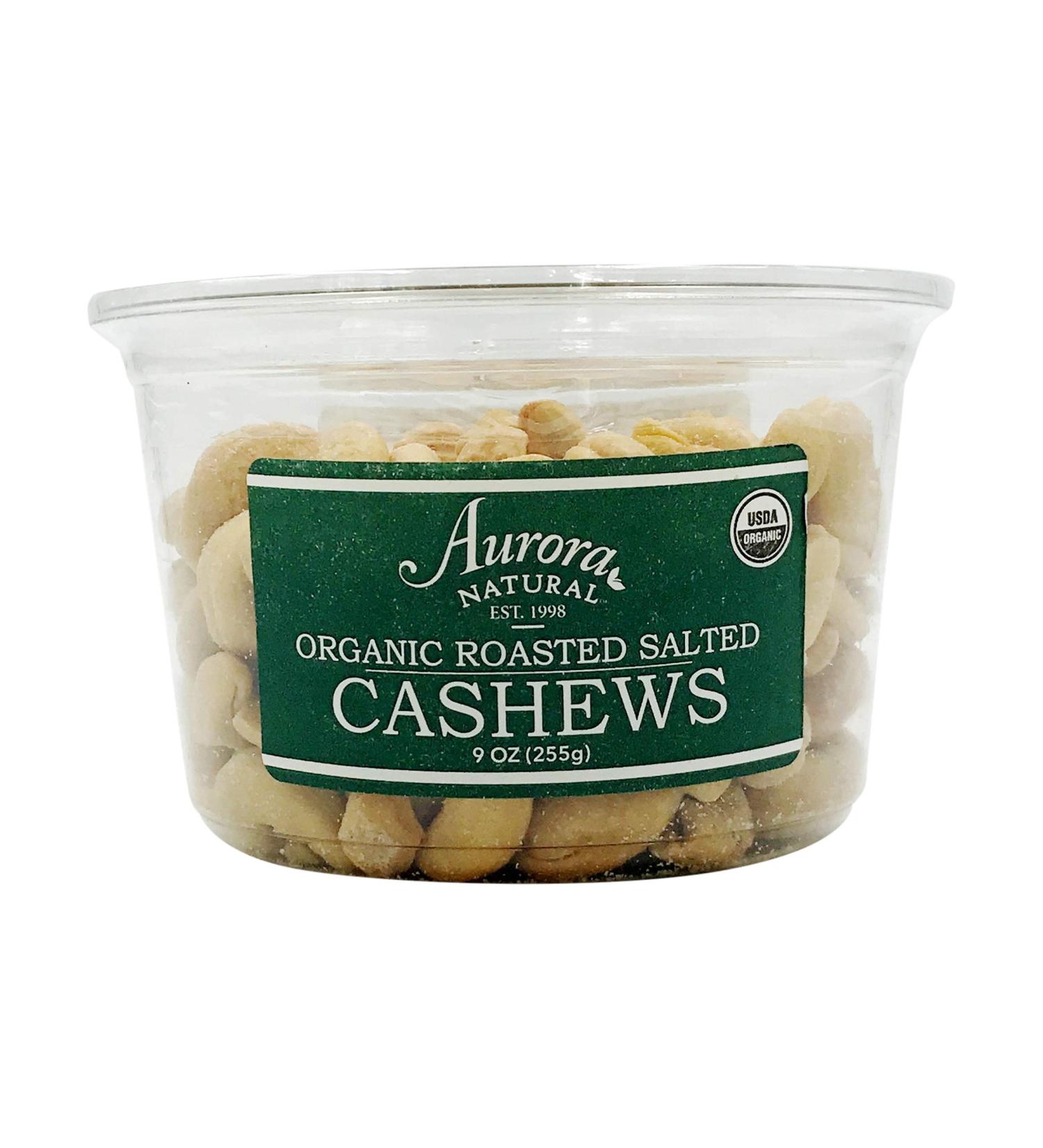 Organic Jumbo Cashews - Roasted & Salted | Aurora Products - Buy Online on GoSupps.com