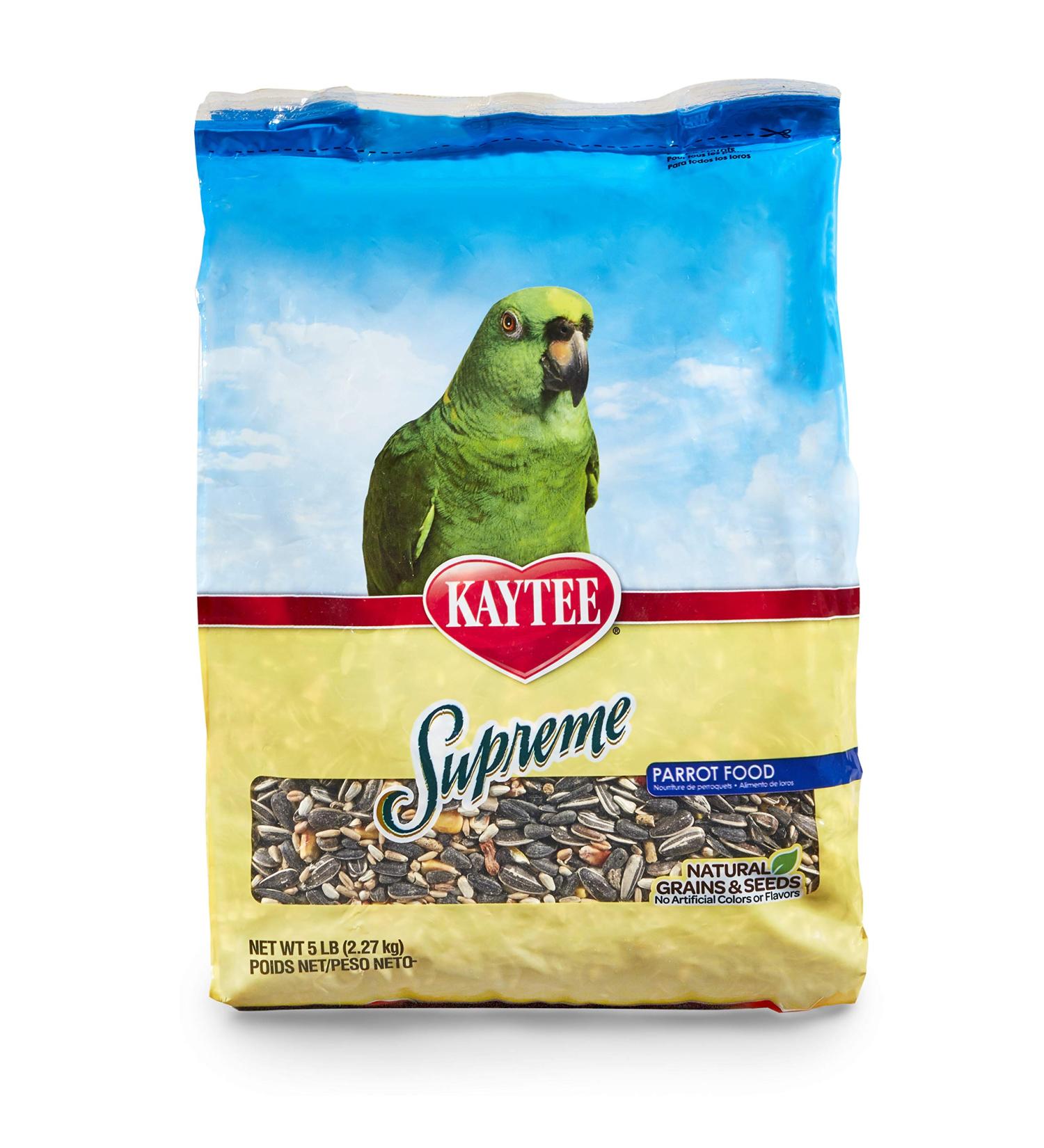 Kaytee Supreme Parrot Food 5 lb - Nutritious Blend for Parrots (1 Pack) - Buy Online on GoSupps.com