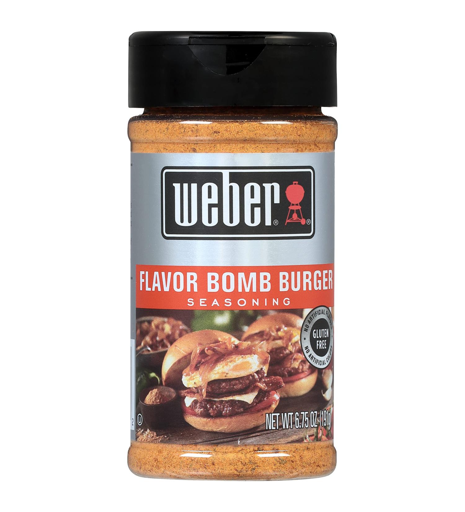 Weber Flavor Bomb Burger Seasoning 6.75oz Shaker - Pack of 1 - Buy Online on GoSupps.com