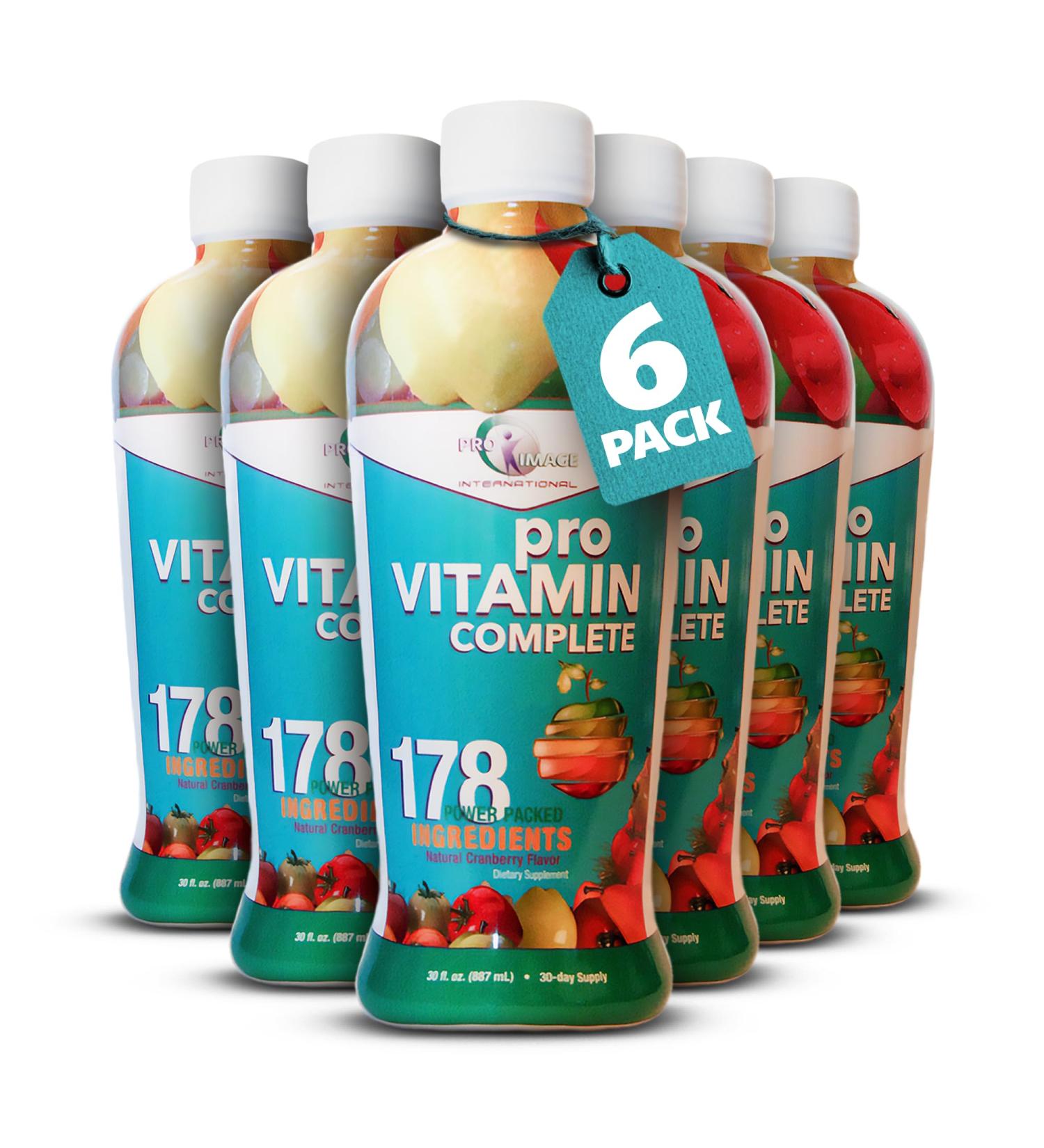 6-30 Oz Bottles Pro Vitamin Complete Liquid Vitamin - Buy Online on GoSupps.com