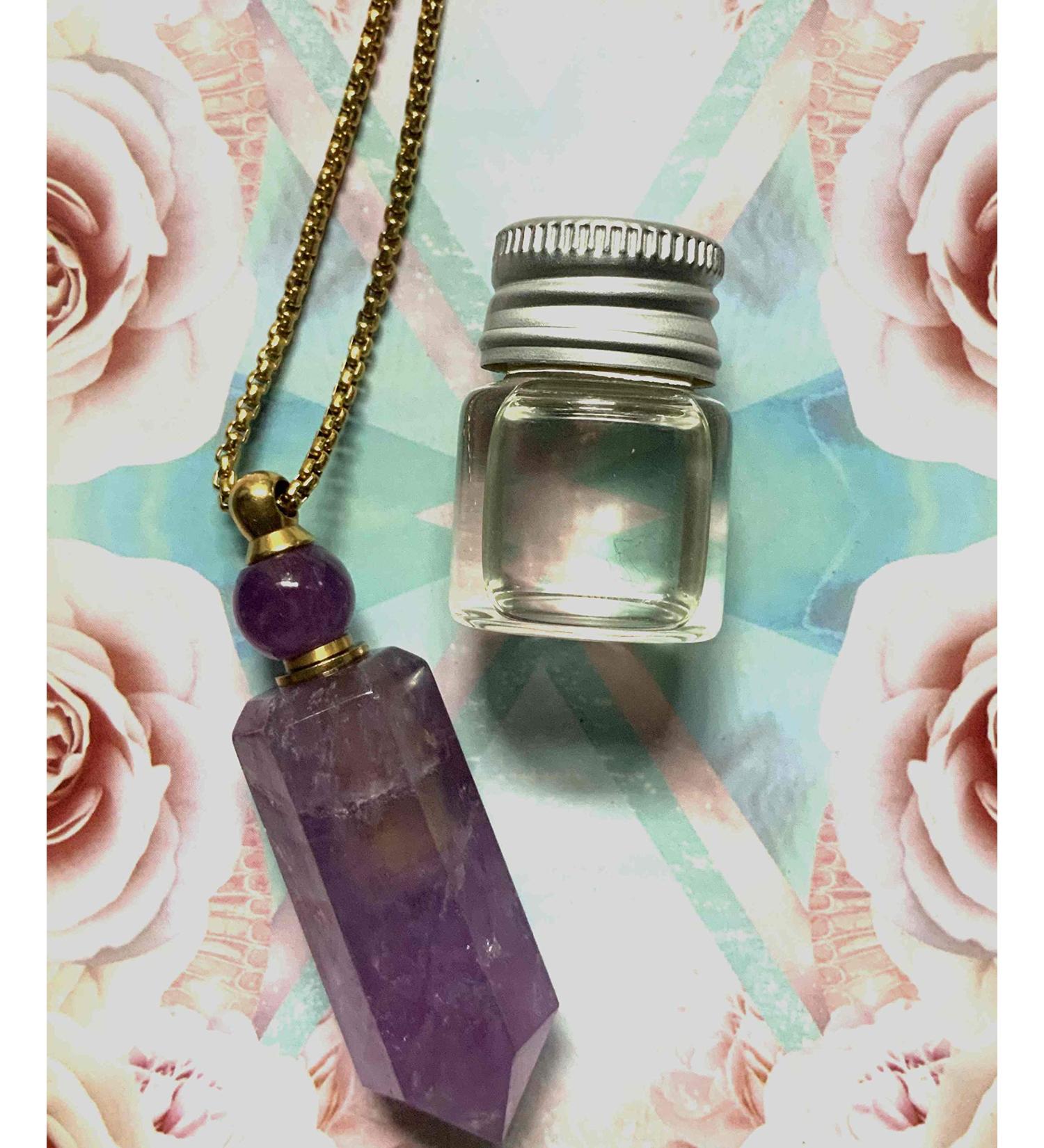 Lady Portia Alchemy Perfume Oil & Amethyst Crystal Pendant 20ml (20ml Alchemy Perfume Oil Refill Only) 0.68 Fl Oz (Pack of 1) - Buy Online on GoSupps.com