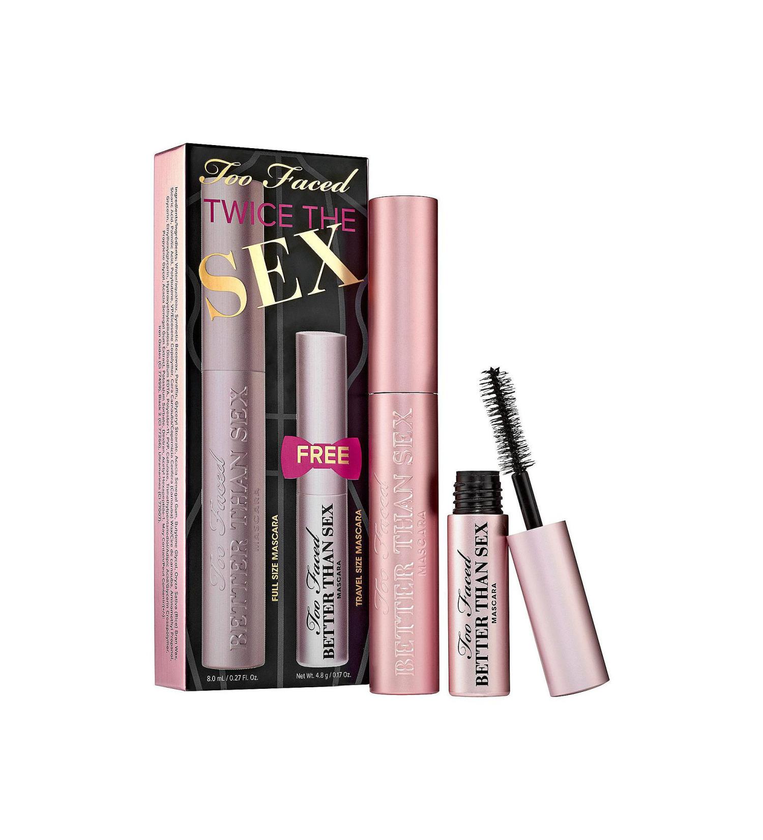 Too Faced Twice The Sex - Better Than Sex Mascara Duo Set