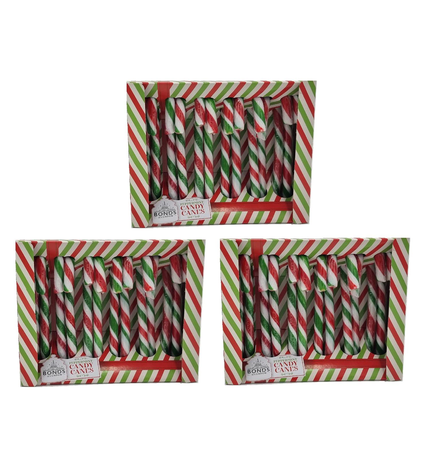 Candy Canes 12 Peppermint Flavour for Xmas Tree Decorations - Buy Online on GoSupps.com