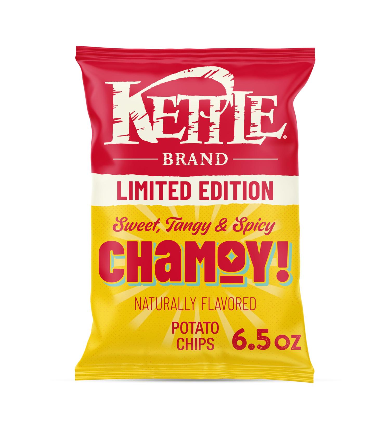 Kettle Brand Croustilles de pommes de terre aromatis es la chamoie en dition limit e sac de 184 3 g - Buy Online on GoSupps.com