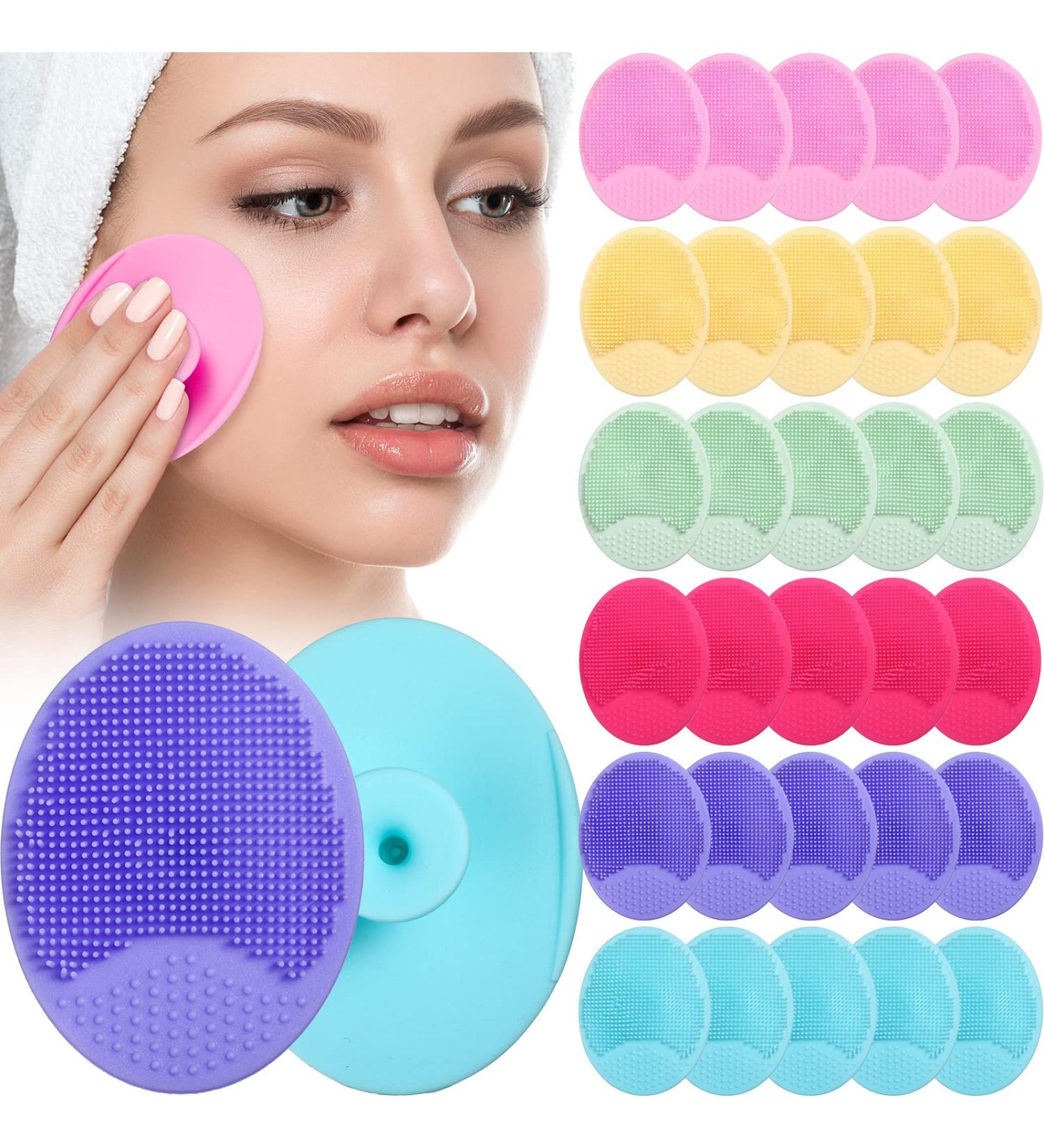 Lallisa 30-Piece Silicone Face Scrubber Set for Baby | Gentle Cradle Cap Brush for Facial Cleansing, Exfoliation, and Massage | Ideal for Dry Skin, Eczema - Buy Online on GoSupps.com