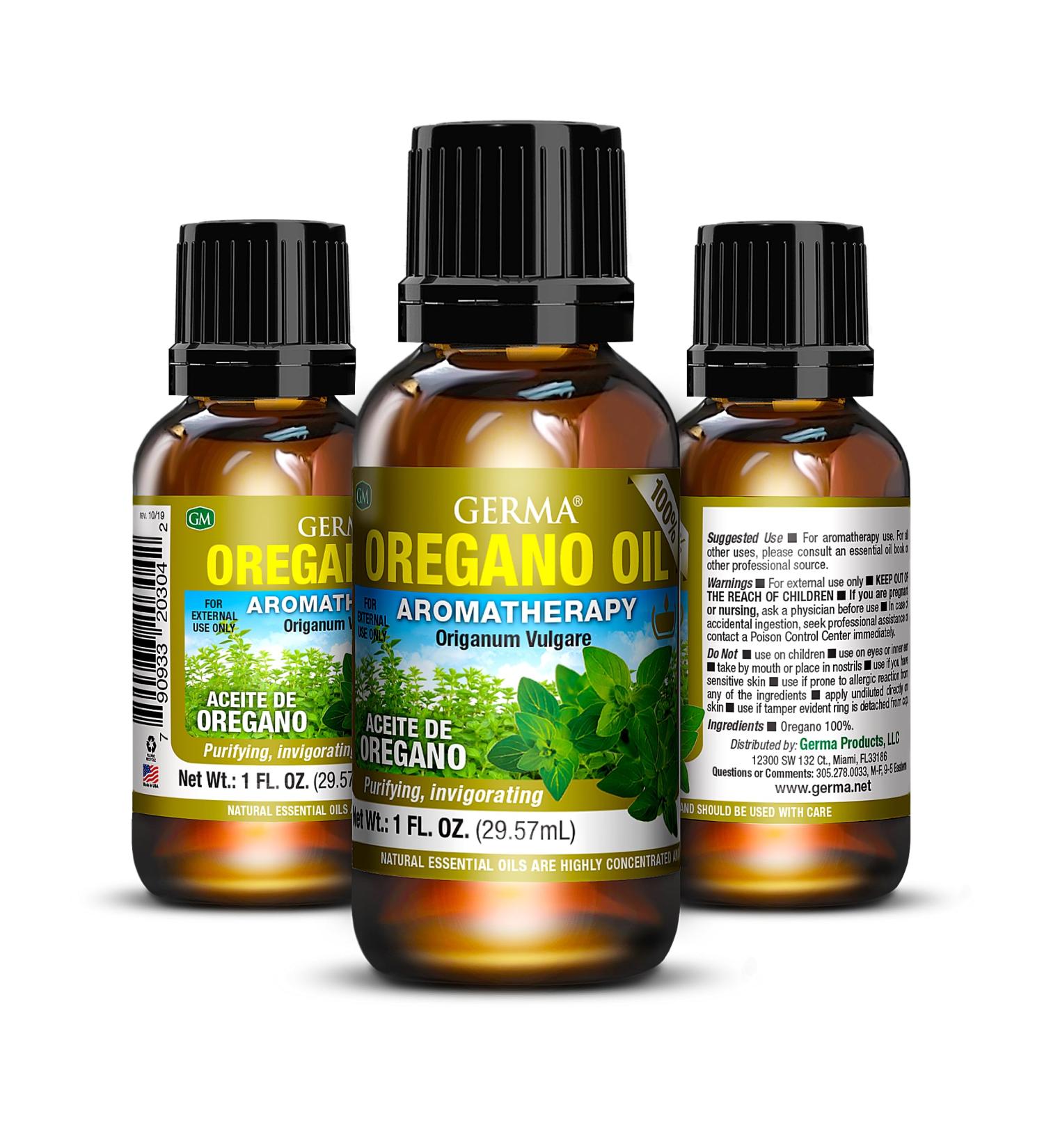 Germa Natural Oregano Oil Expectorant/Aceite de Oregano Natural Expectorante. 1oz. - Buy Online on GoSupps.com