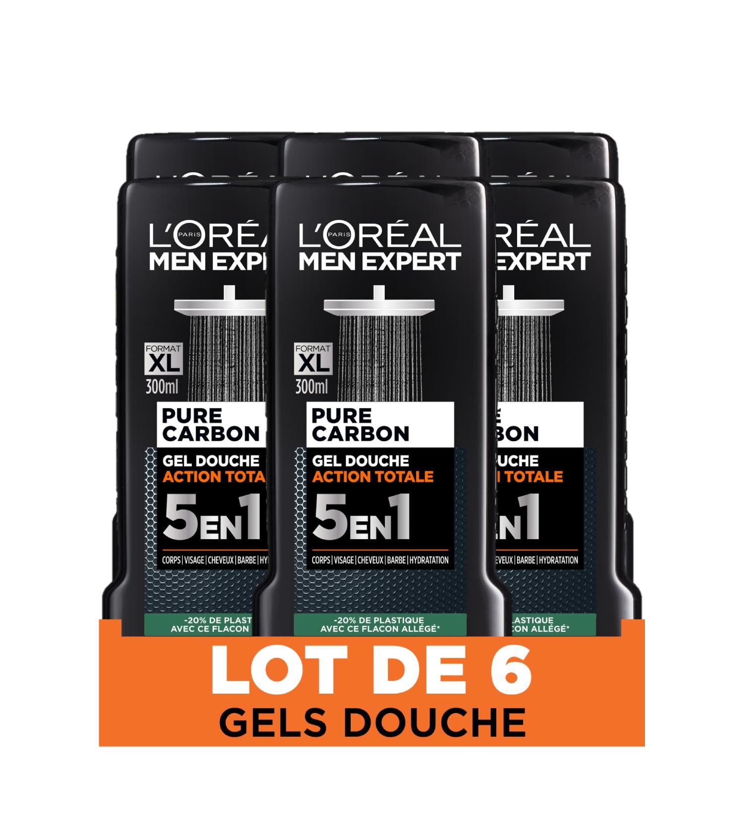L'Or al Paris LOr al Paris Men Expert Total Clean 5in1 shower gel for men 6 pieces 6 pieces Total Clean 6 pieces - Buy Online on GoSupps.com