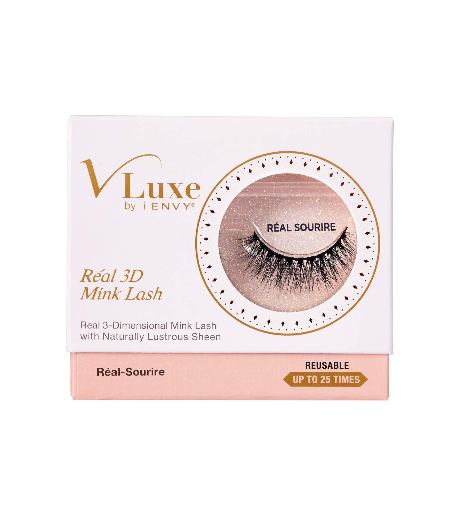 VLuxe by i ENVY VLER05 Real 3D Mink Lash - Naturally Lustrous Sheen | Reusable - Buy Online on GoSupps.com