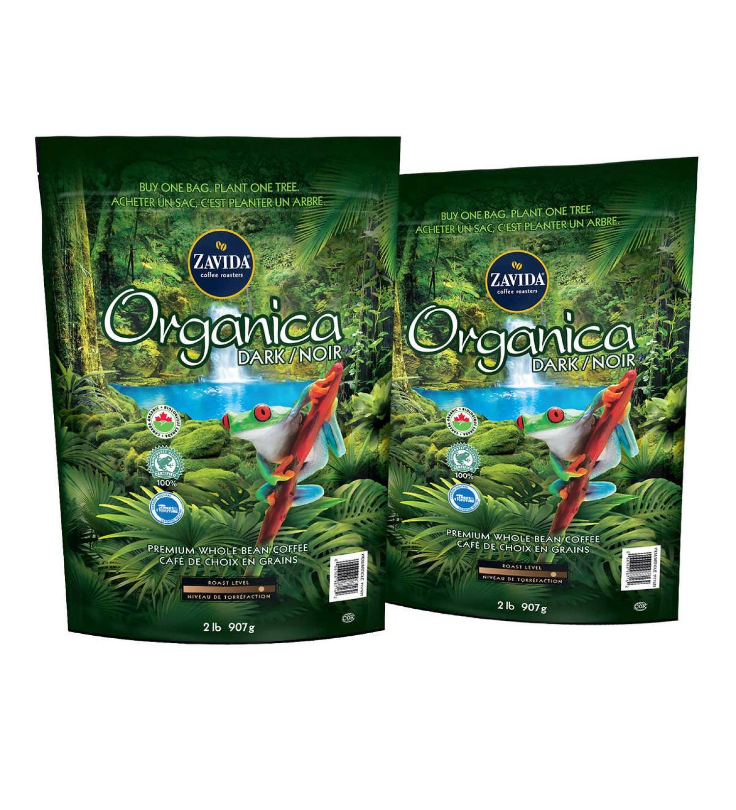 Zavida Organica Dark Coffee (2 x 907 g (31.9 oz.)