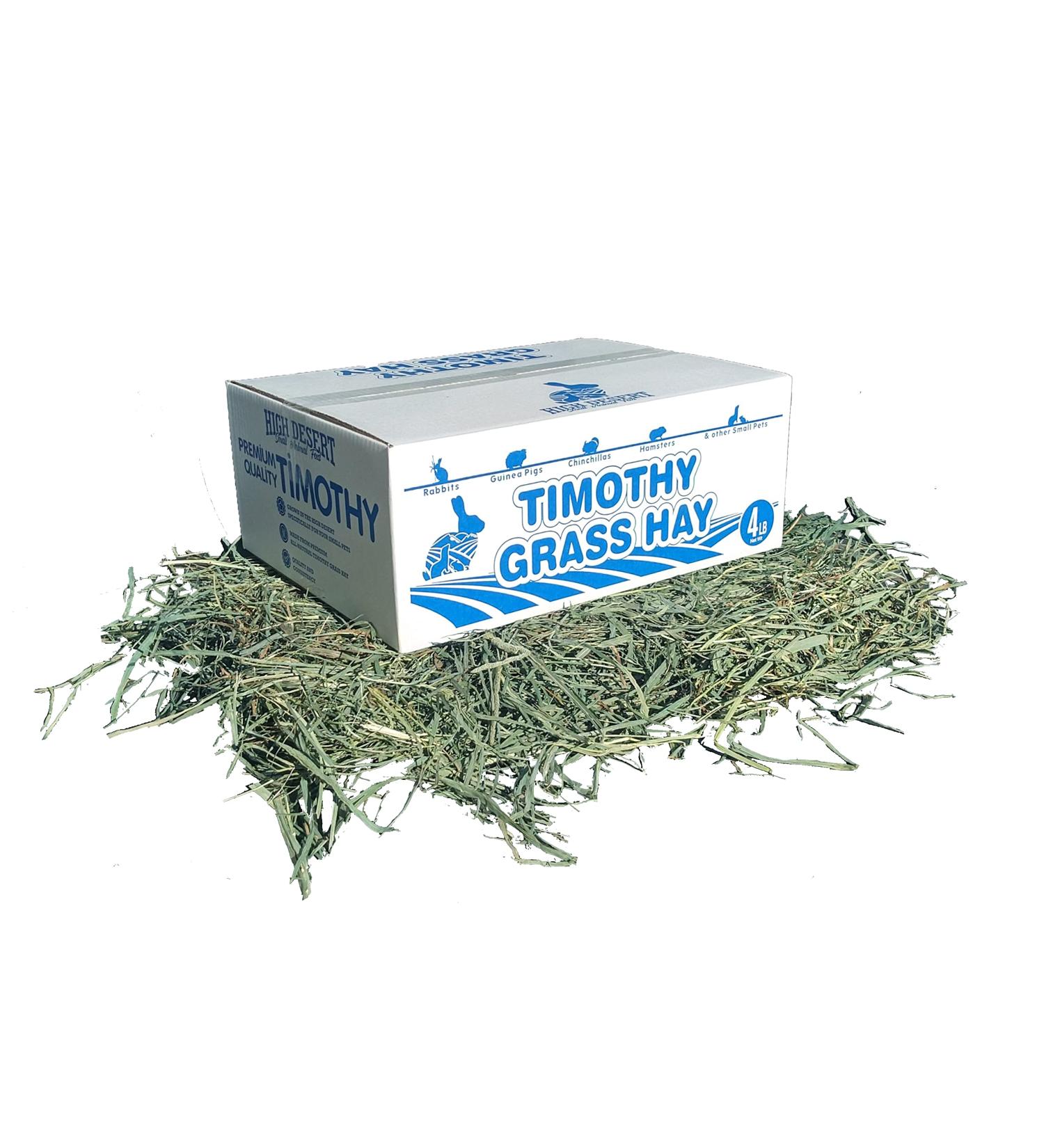 High Desert 2nd Cutting Timothy Grass Hay for Guinea Pigs, Rabbits & Small Pets - 4lb Pack - Buy Online on GoSupps.com