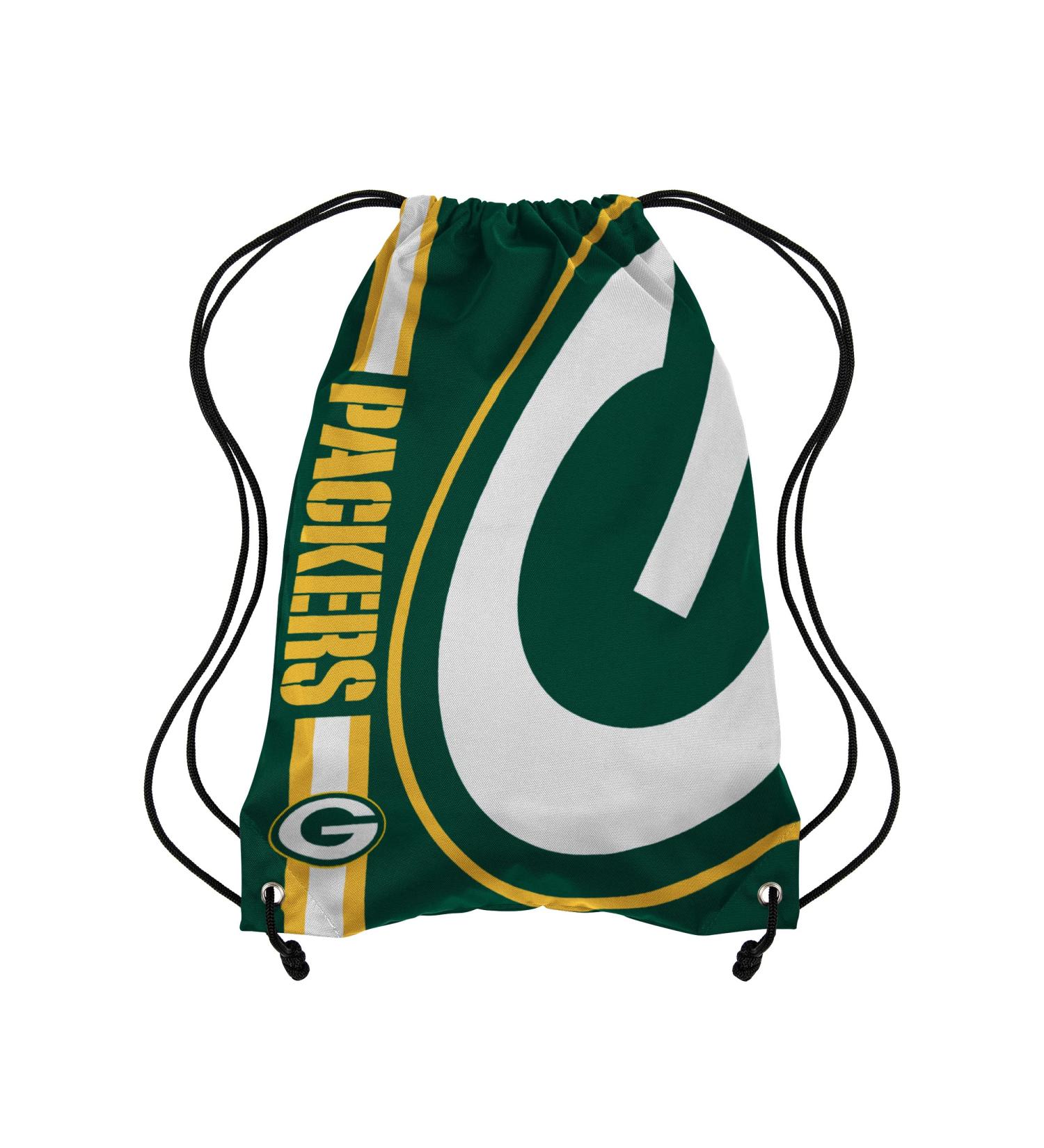 Green Bay Packers Big Logo Drawstring Backpack - Official NFL Merchandise - Buy Online on GoSupps.com