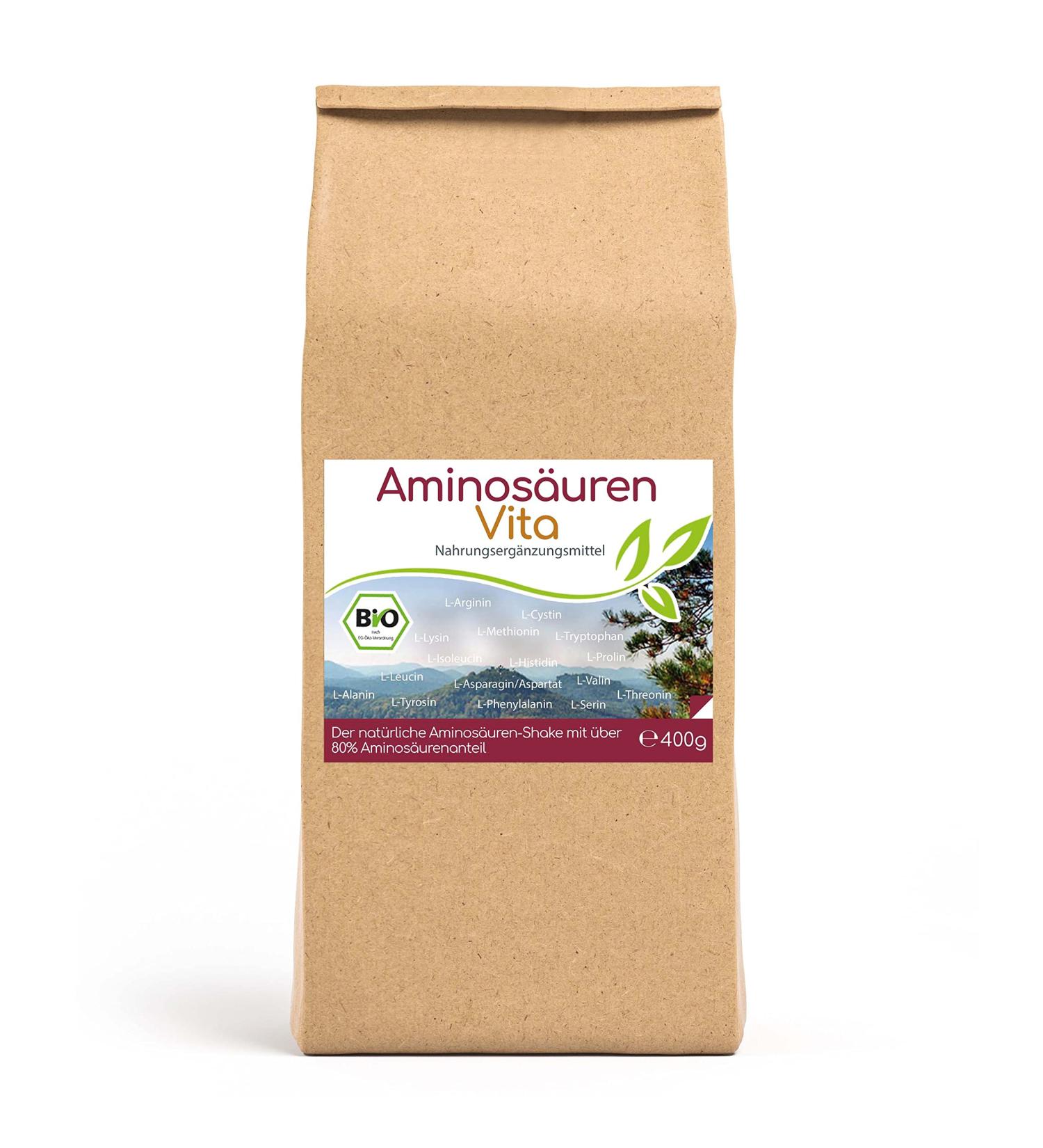 Buy Cellavita Amino Acids Vita - 100% Natural Pea & Rice Protein | 400g - Boost Your Health & Fitness - Buy Online on GoSupps.com