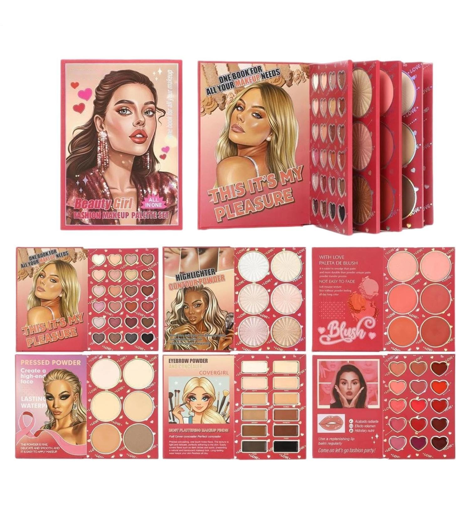 Ensemble Complet De Maquillage Pour Le Visage Shimmer Portable Longue Dur e Ensemble De Surligneur De Fard Paupi res | Palette Multifonctionnelle De 6 Pages Pour La Sc ne Les Rendez-vous Les Vo - Buy Online on GoSupps.com