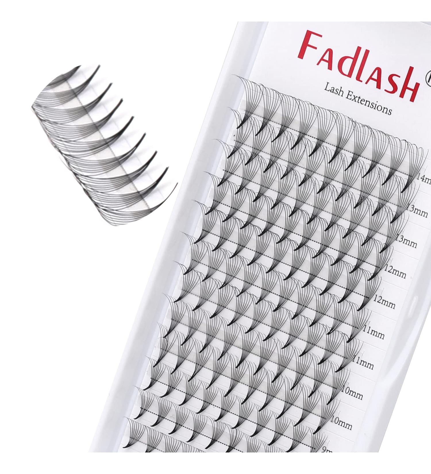 Professional D Curl 0.07mm 8D Volume Eyelash Extensions - Natural Long Cluster Lashes (8-14mm) - International Shipping - Buy Online on GoSupps.com