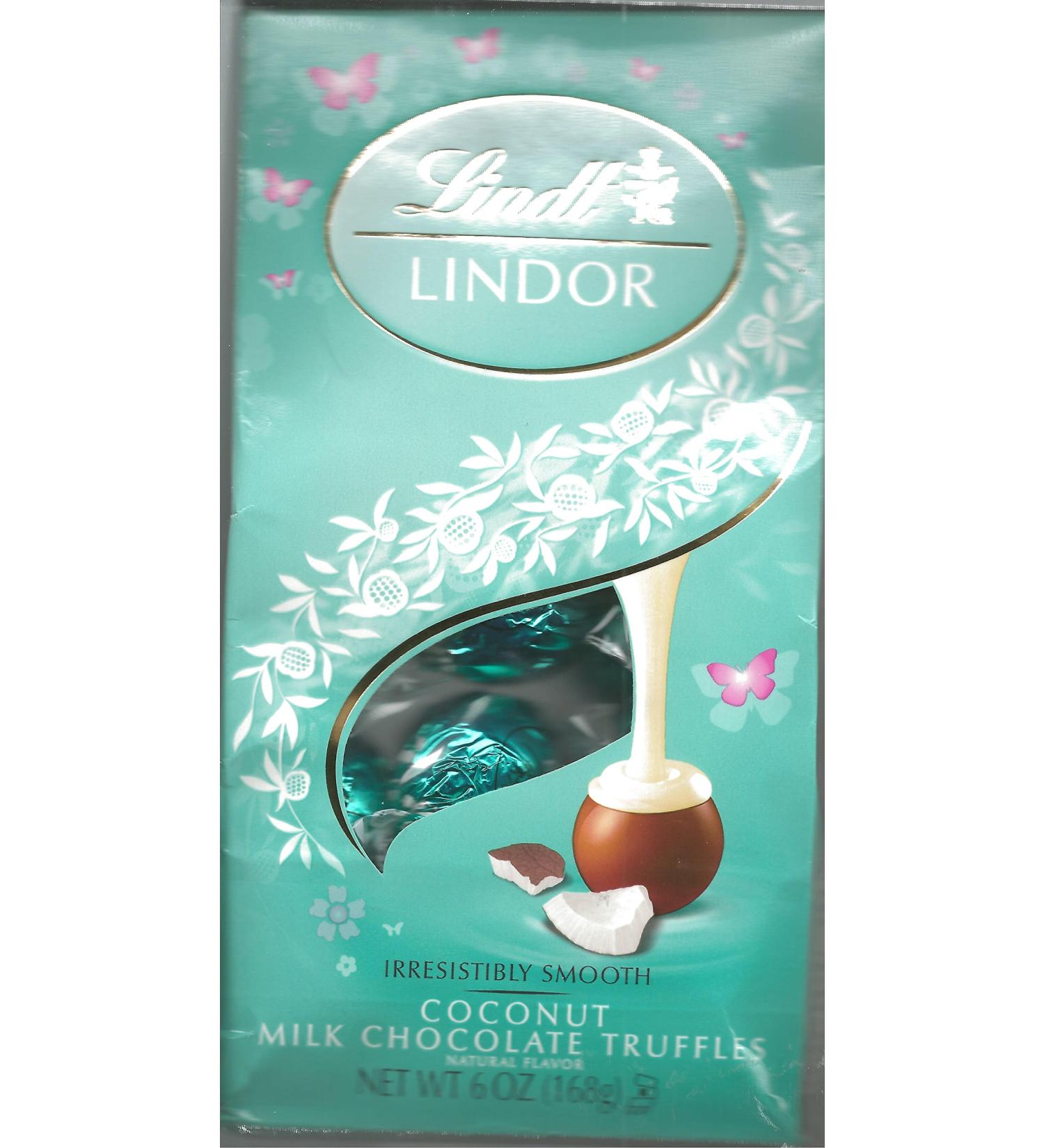 Lindt Lindor Coconut Milk Chocolate Truffles 6 oz