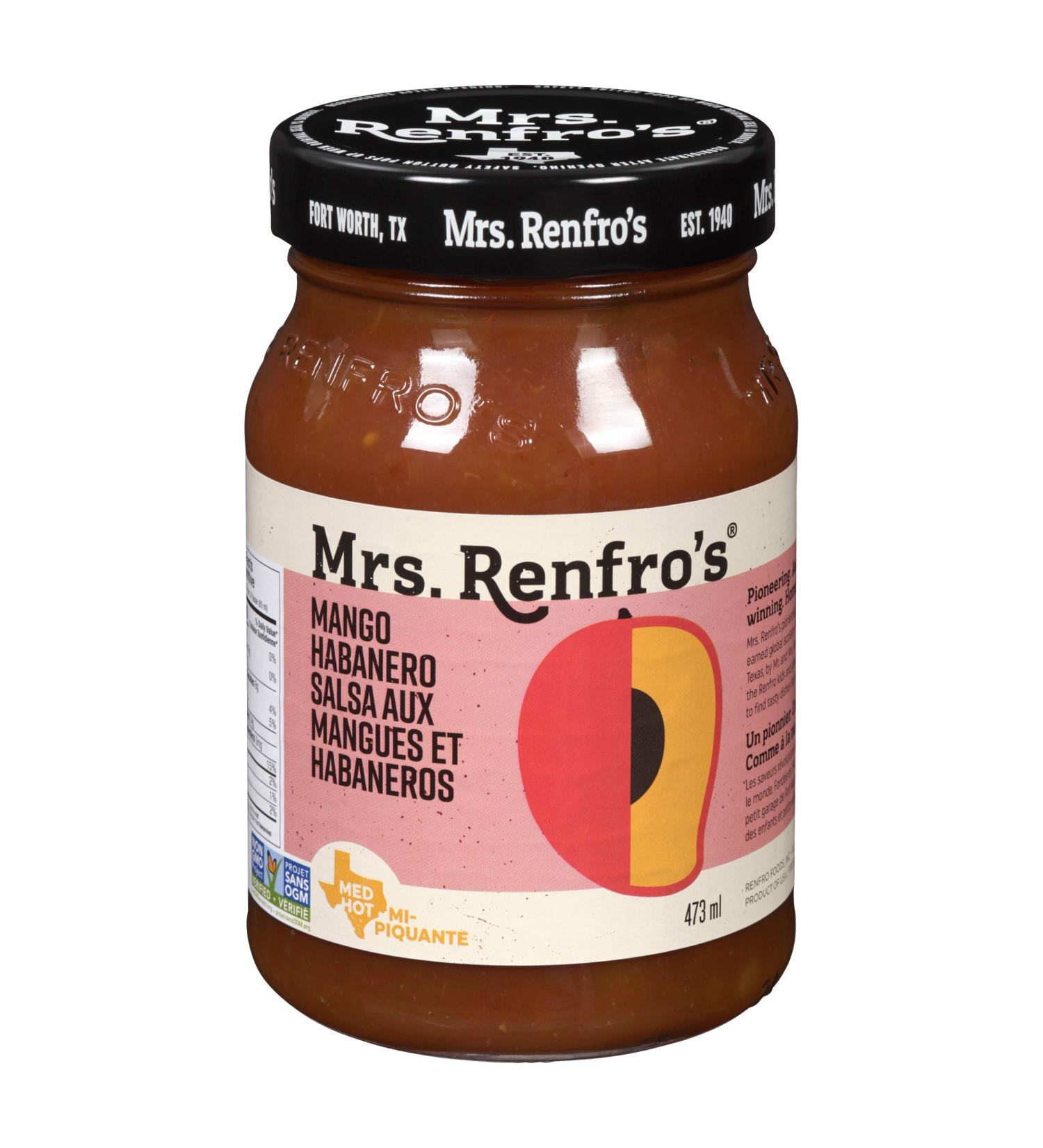 Mrs. Renfro's Mango Habanero Salsa 6-Count - Buy Online on GoSupps.com