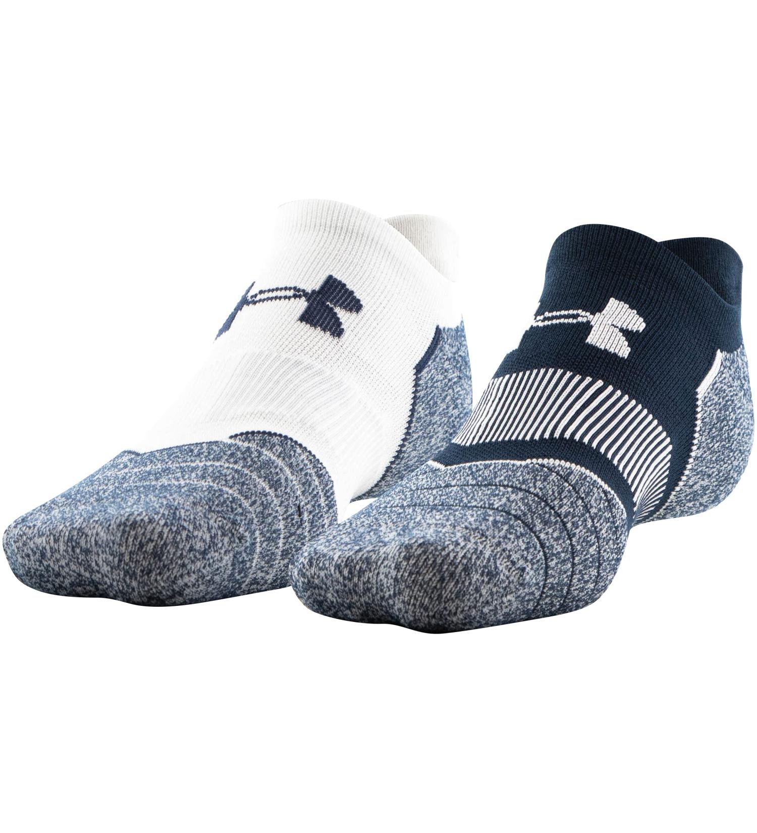 Buy Under Armour Unisex Socks (2 Pack) L - Academy/Halo Grey/White | International Shipping Available - Buy Online on GoSupps.com