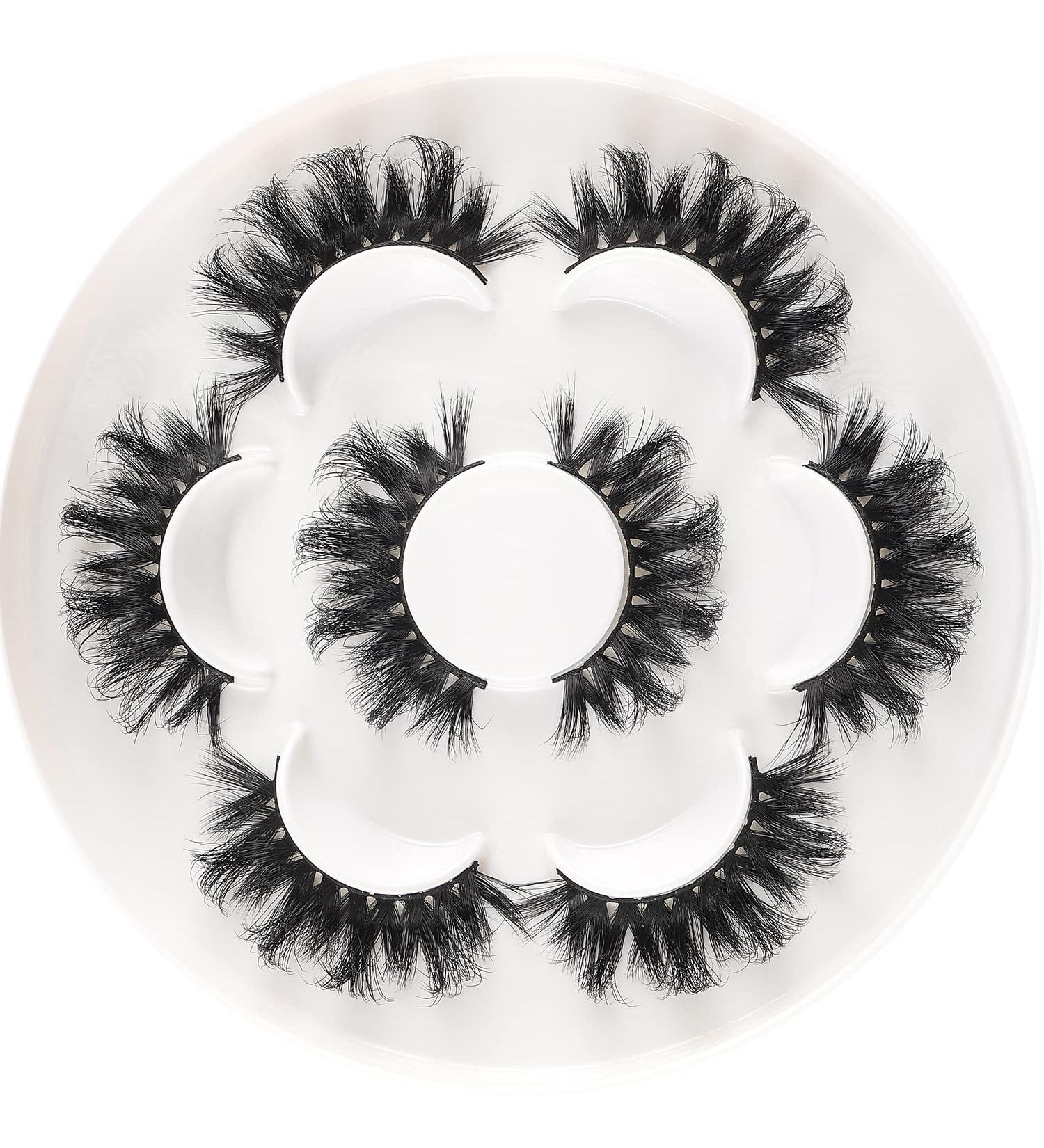BEFACL Fluffy False Eyelashes 18mm 20mm 6D Mink Lashes Natural Look Pack - BF02 - Buy Online on GoSupps.com