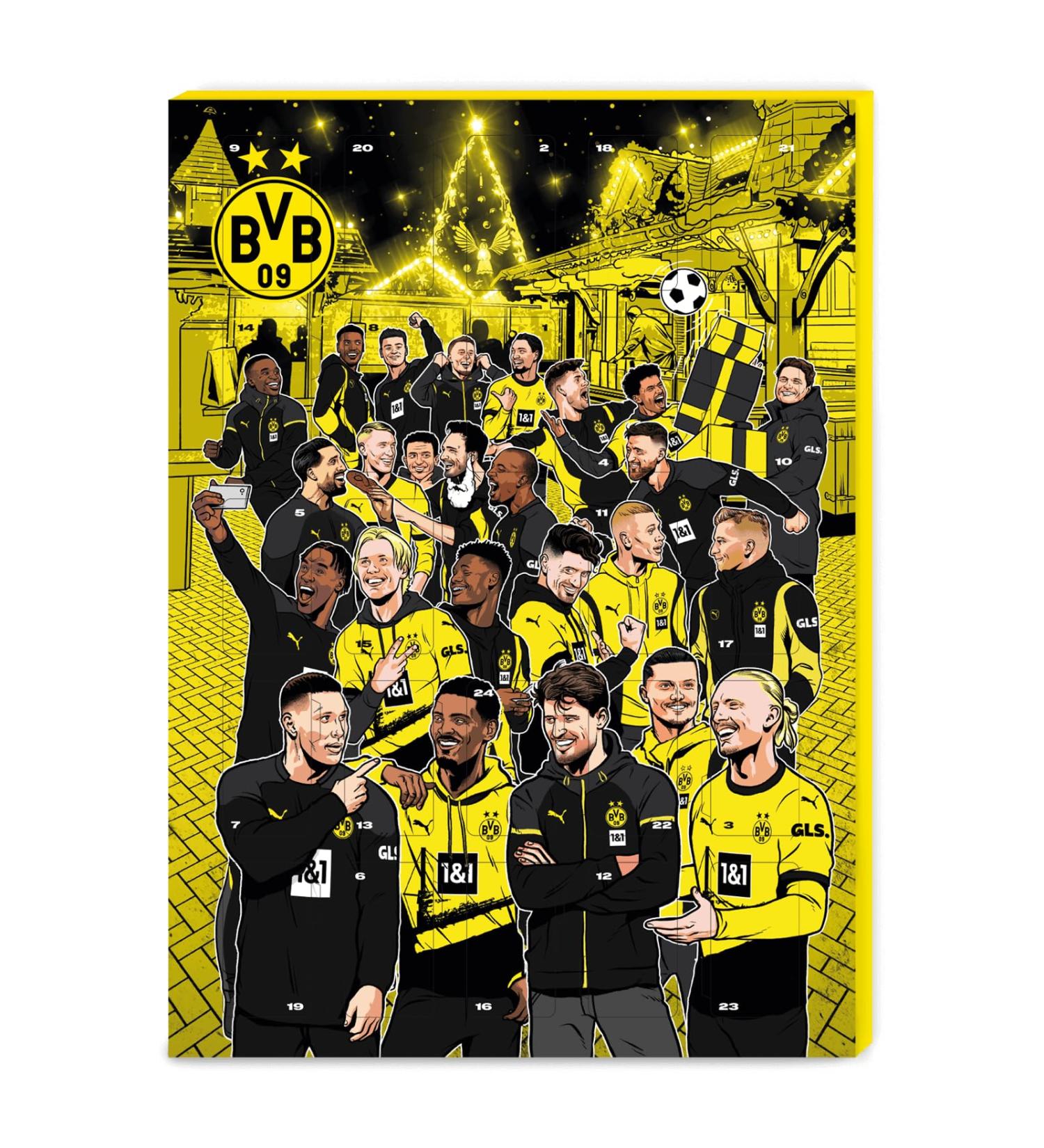 Buy Borussia Dortmund BVB Comic Advent Calendar | International Shipping Available - Buy Online on GoSupps.com