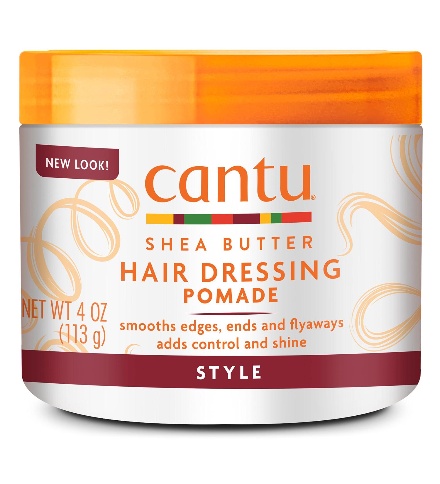 Cantu Shea Butter Hair Dressing Pomade 4 oz - Moisturizing Hair Care for All Hair Types - Buy Online on GoSupps.com