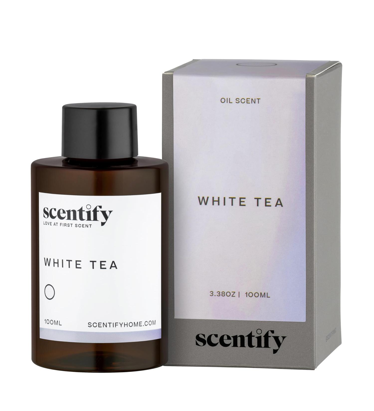 White Tea Aroma Oil for Diffusers - Luxurious Citrus & Floral Scent | Non-Toxic Pet-Friendly Aromatherapy - 3.4 oz by Scentify - Buy Online on GoSupps.com