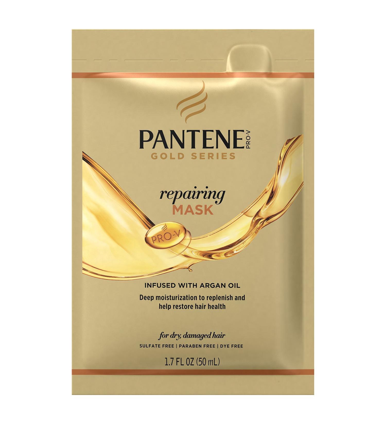 Pantene Pro-V Gold Series Repairing Mask for Ethnic and Curly Hair Care - 1.7 Fl Oz - Buy Online on GoSupps.com