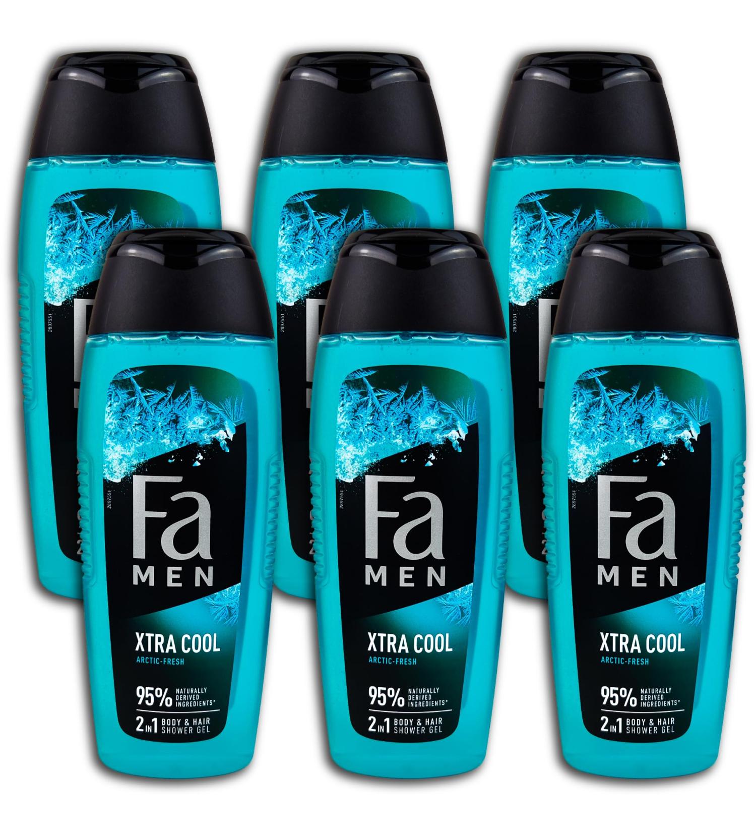 FA Men douchegel Xtra Cool XXL 6 x 400 ml 2400 ml