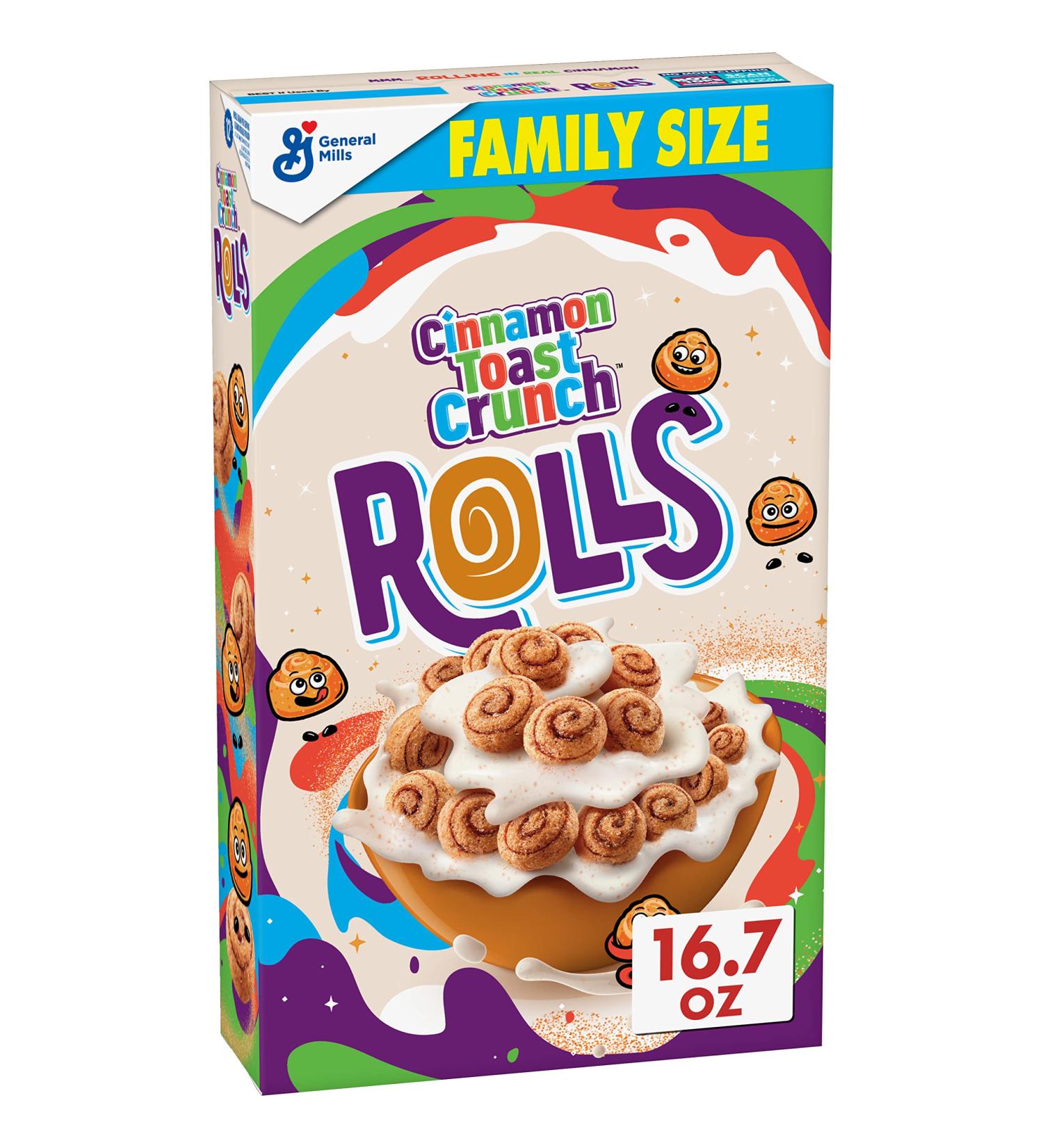 Cinnamon Toast Crunch Cinnaroll 16.7 OZ Family Size Breakfast Cereal - Shop Now! - Buy Online on GoSupps.com