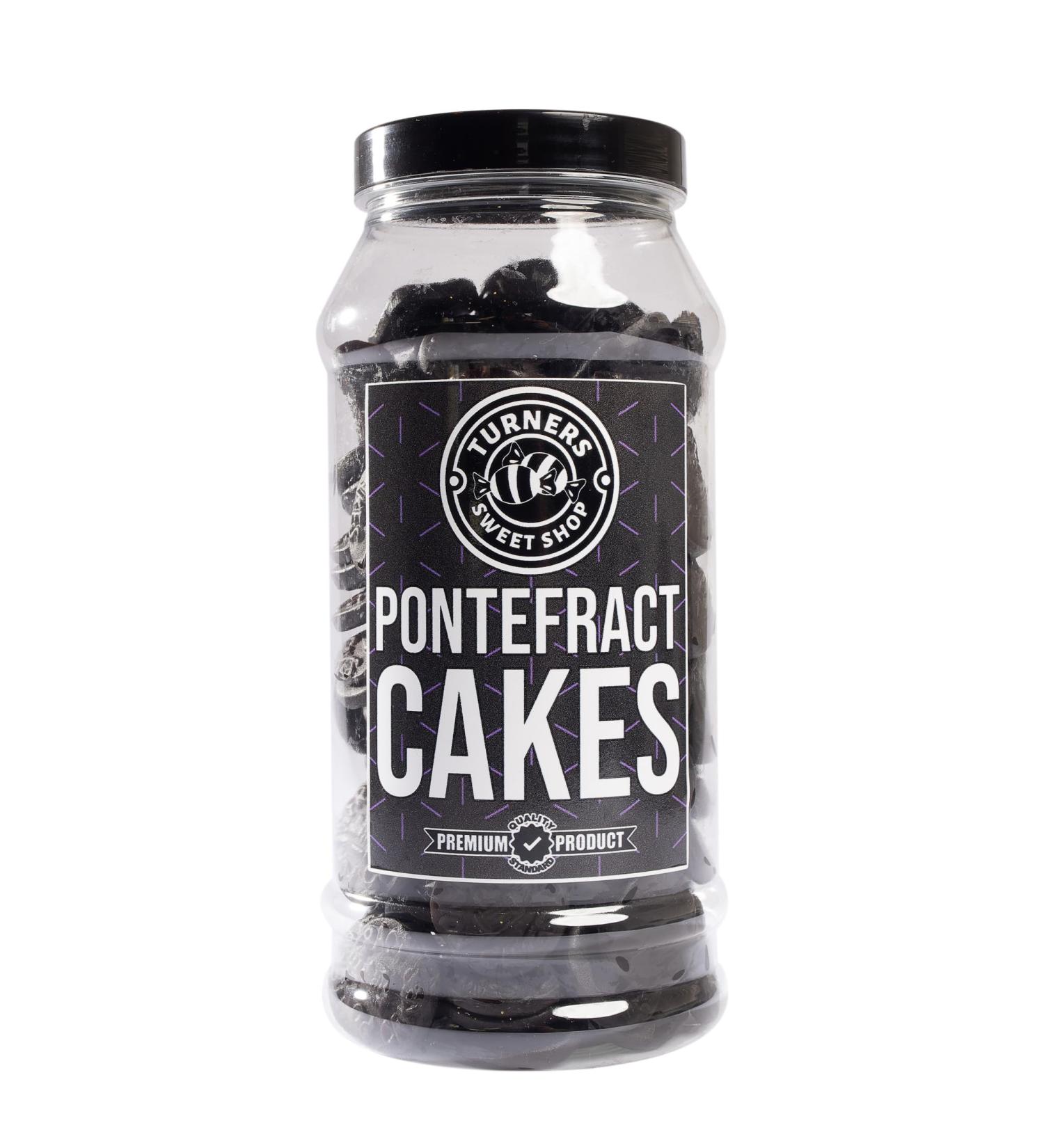 Pontefract Cakes - 585g by Turners Sweet Shop Traditional Retro Gift Jar Classic Original Pick & Mix Sweets Quality Confectionary Fantastic Gifts for Him Her or Them