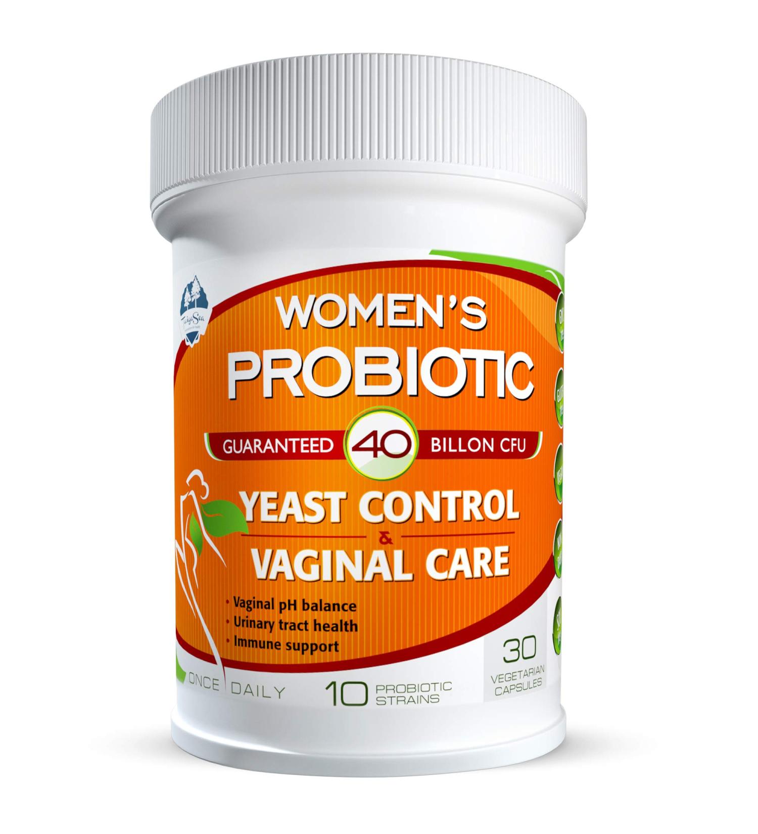 Probiotics for Women - 40 Billion CFU 10 Strains for Yeast Control & Urinary Health | Daily Non-Refrigerated Supplement - Buy Online on GoSupps.com