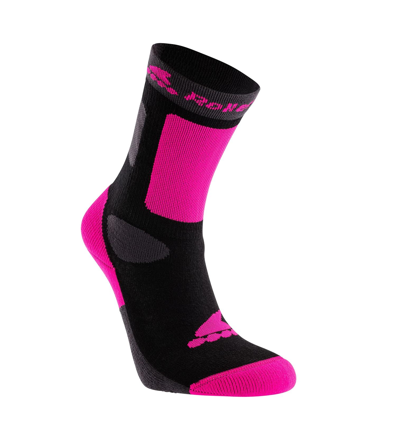 Rollerblade Kids Socks 2023 Black/pink XS