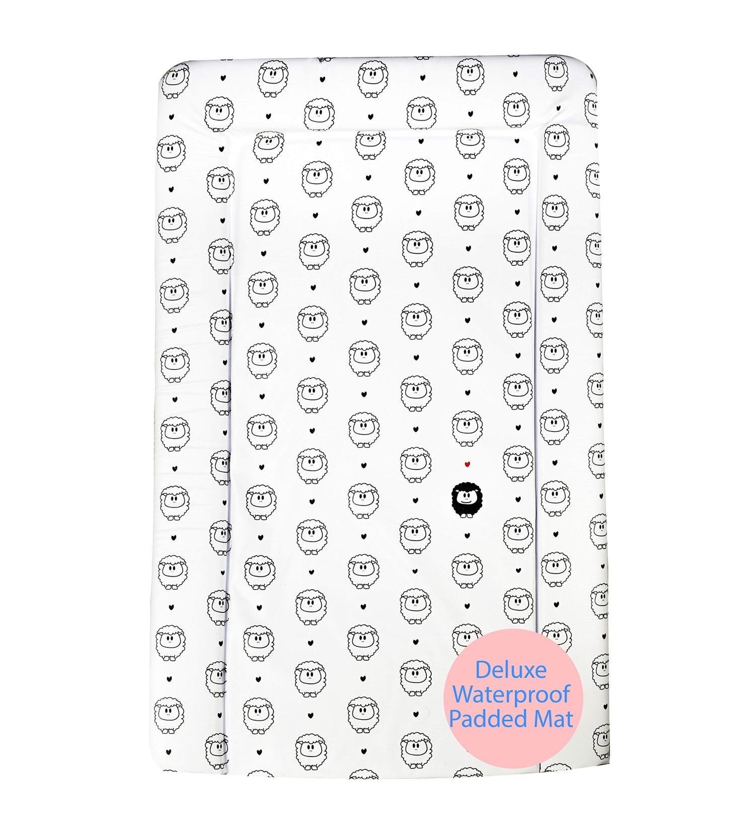 Callowesse Baby Changing Mat 79x47cm | Waterproof & Portable | Black Sheep Design - Buy Online on GoSupps.com
