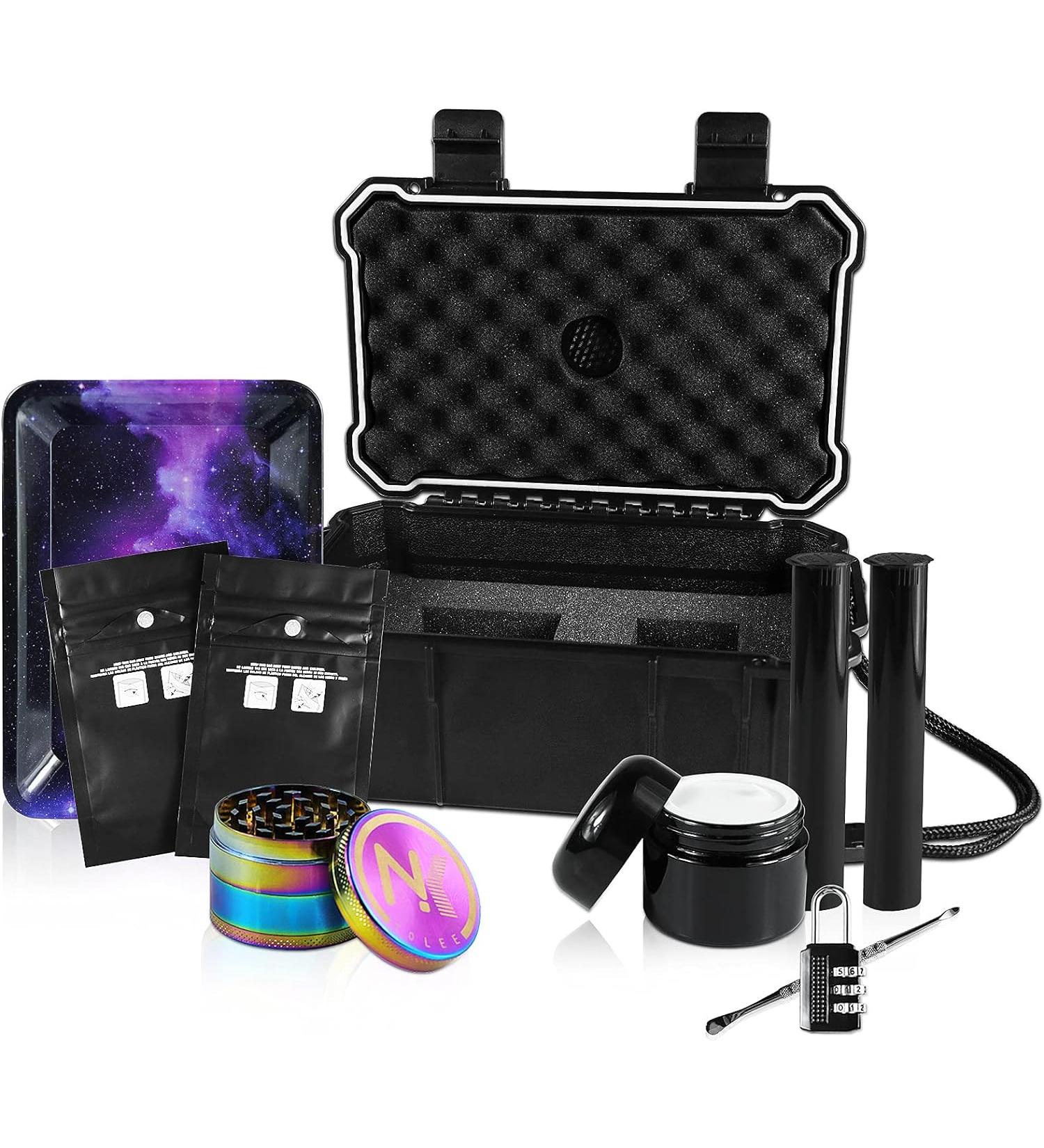 NKTOLEE Smell Proof Storage Box with Lock - Odor Proof ABS Plastic Container - Waterproof - Combination Lock - Buy Online on GoSupps.com