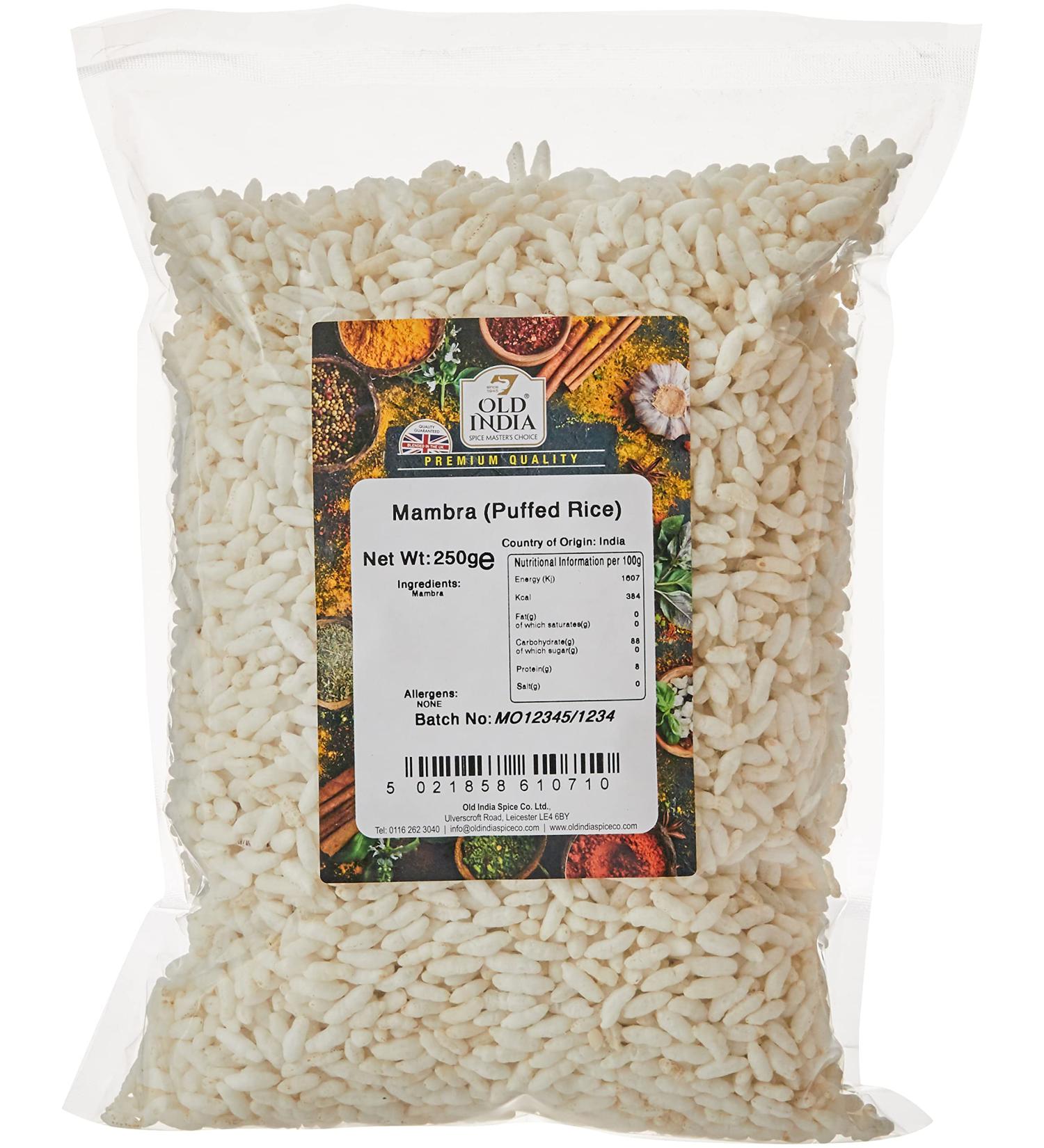Old India Mambra (Puffed Rice) 250g - Authentic Indian Snack - Buy Online on GoSupps.com