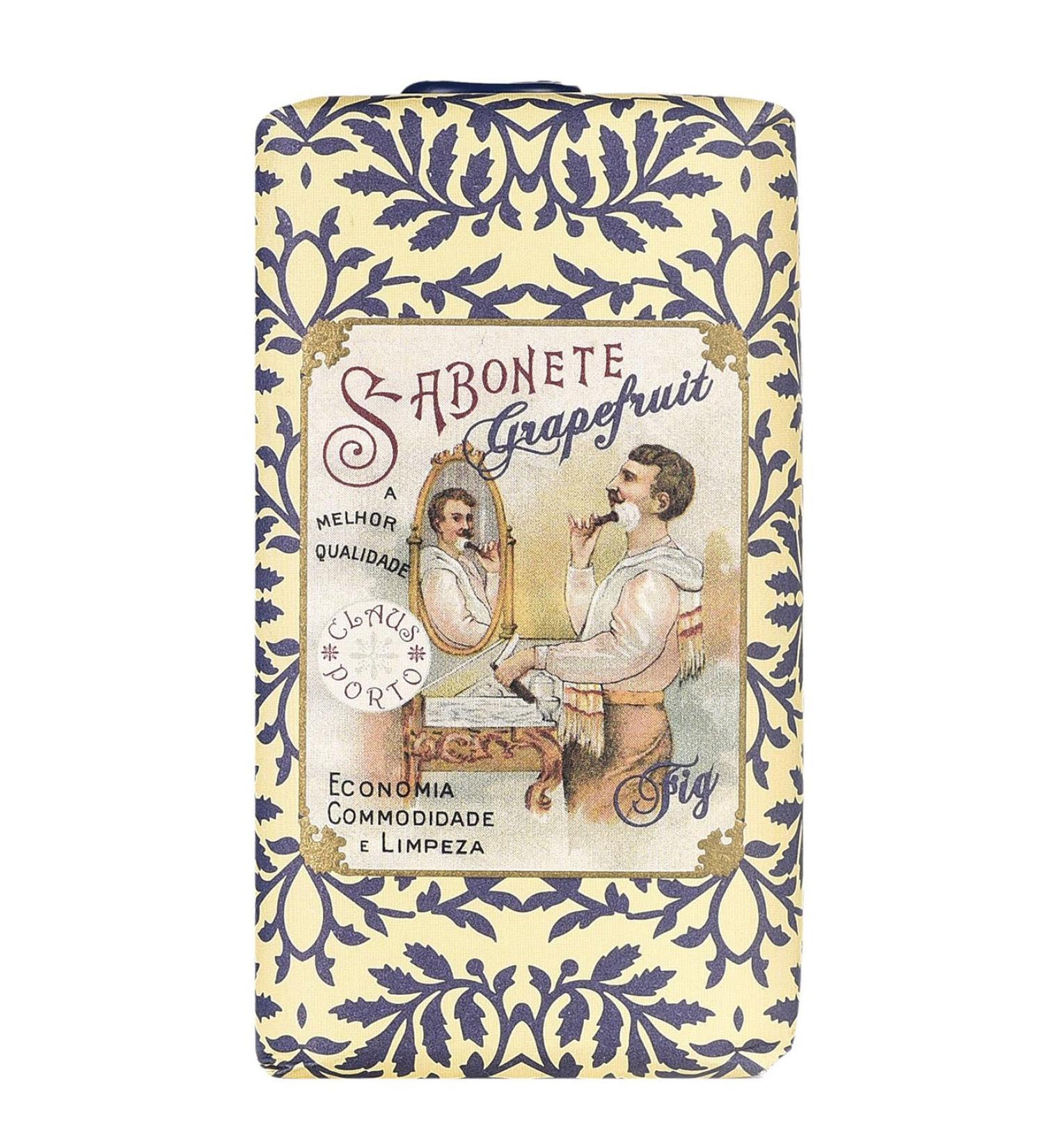 Claus Porto Grapefruit Fig Wax Sealed Soap Bar - 150g | Luxury International Shipping - Buy Online on GoSupps.com