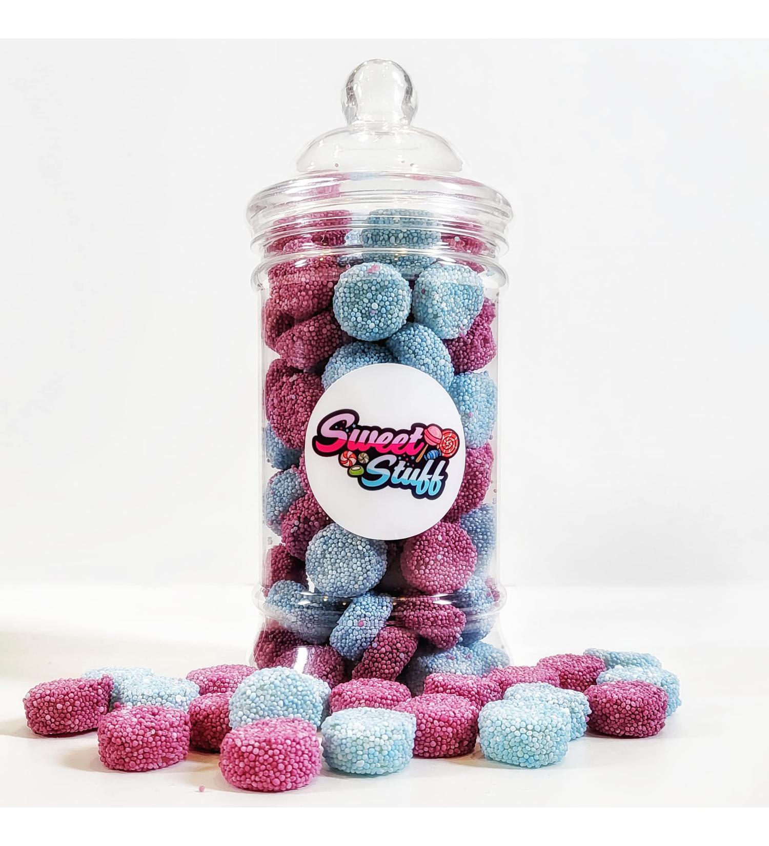 Barrats Jelly Spogs In A Victorian Jar Gift Present - Vintage Old English Sweets - Reusable Personalised Party Favours - | Sweet Stuff 430g