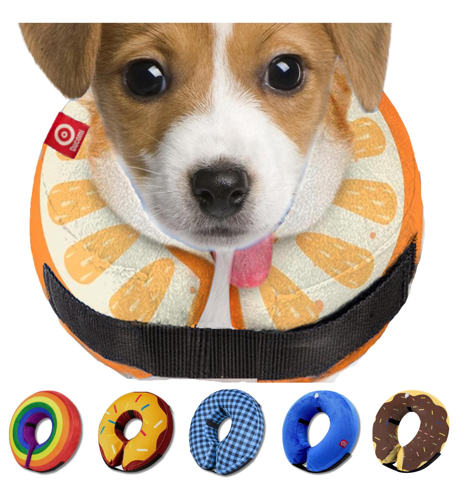 Ducomi Inflatable Hinges for Dogs & Cats | Post-Op Relaxation & Movement Freedom | XS Apple - Prevent Scratches & Bites - Buy Online on GoSupps.com