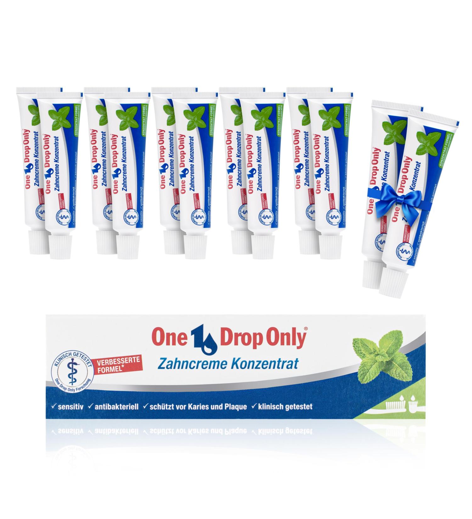 One Drop ONLY Toothpaste Concentrate 10 Pack - Travel Size 25ml & 20.83ml - Medical Oral Hygiene Solution - Buy Online on GoSupps.com